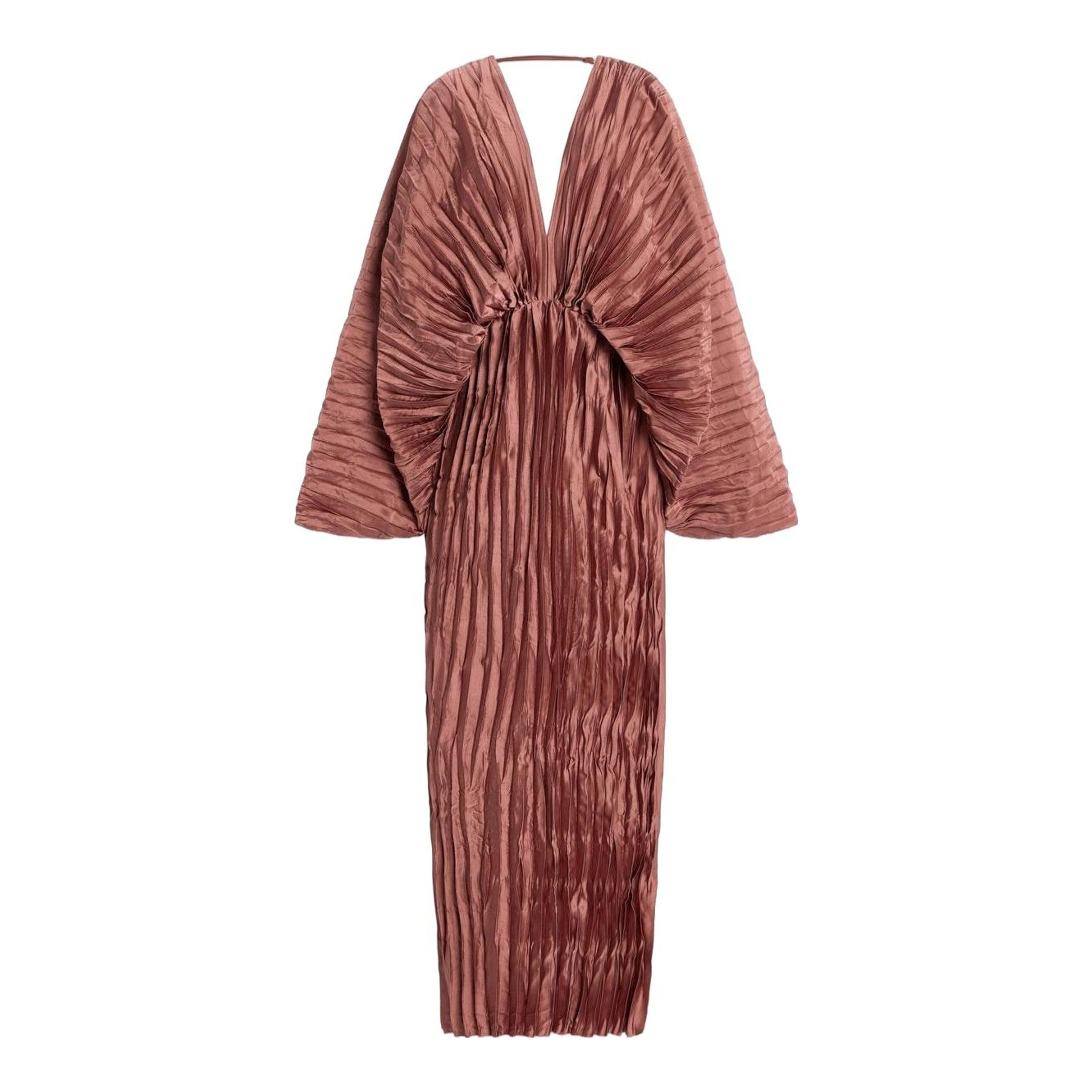 knee length dresses for ladies London Times Pleated Surplice Neck Midi Dress in Black at Nordstrom Rack, Size Medium main image 1