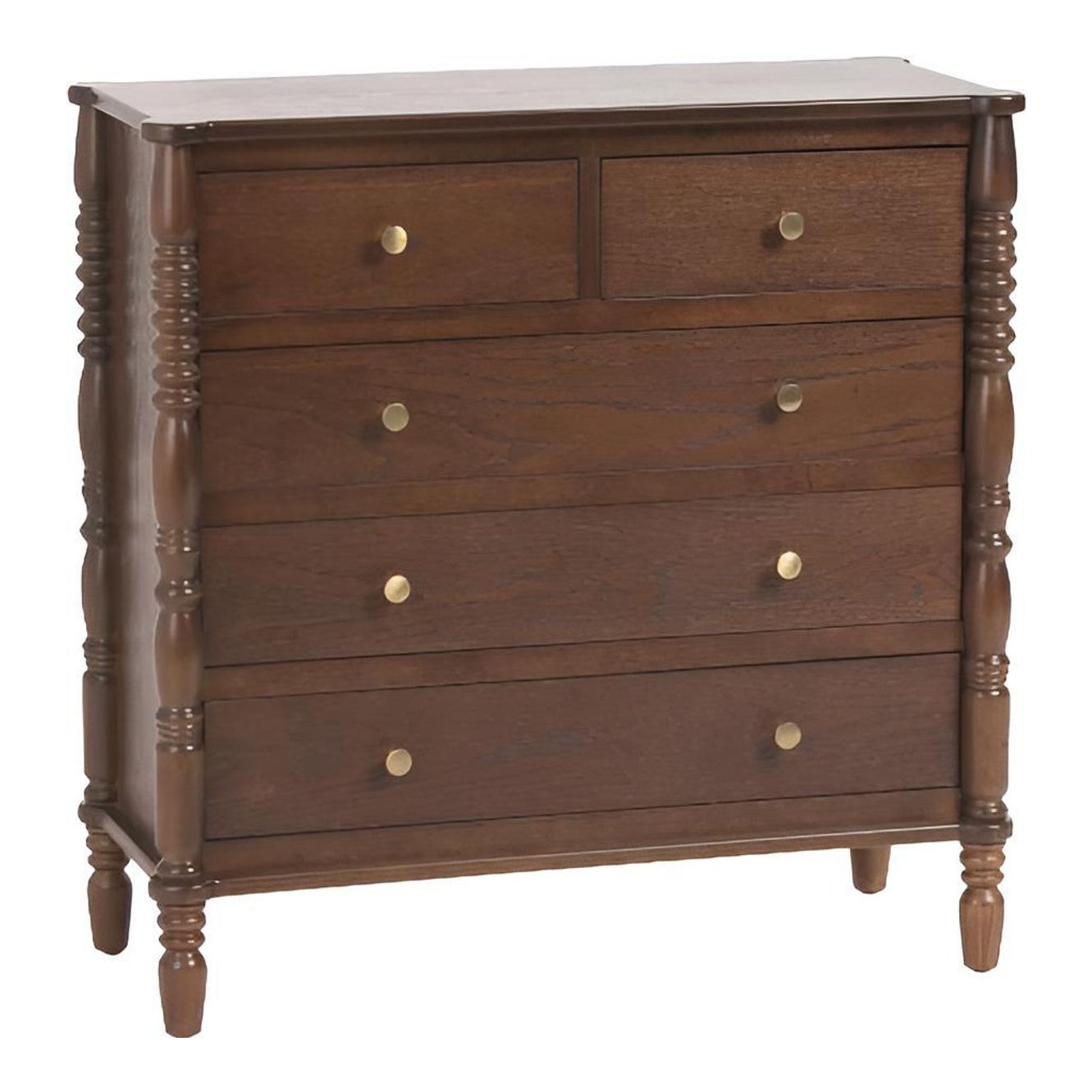 brown spindle dresser Spindle Dresser Teak