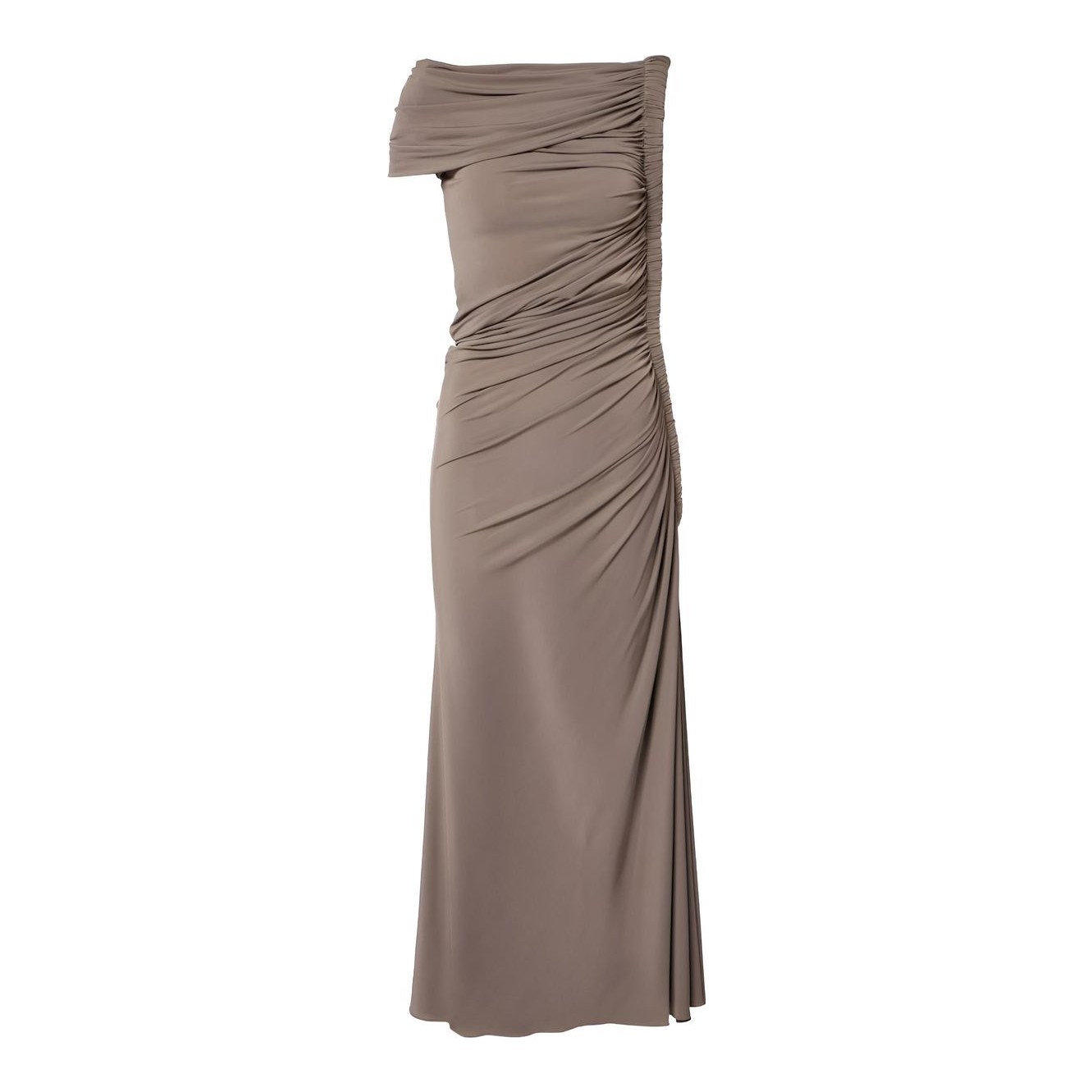 A.L.C. | Alma Draped Satin Midi Dress