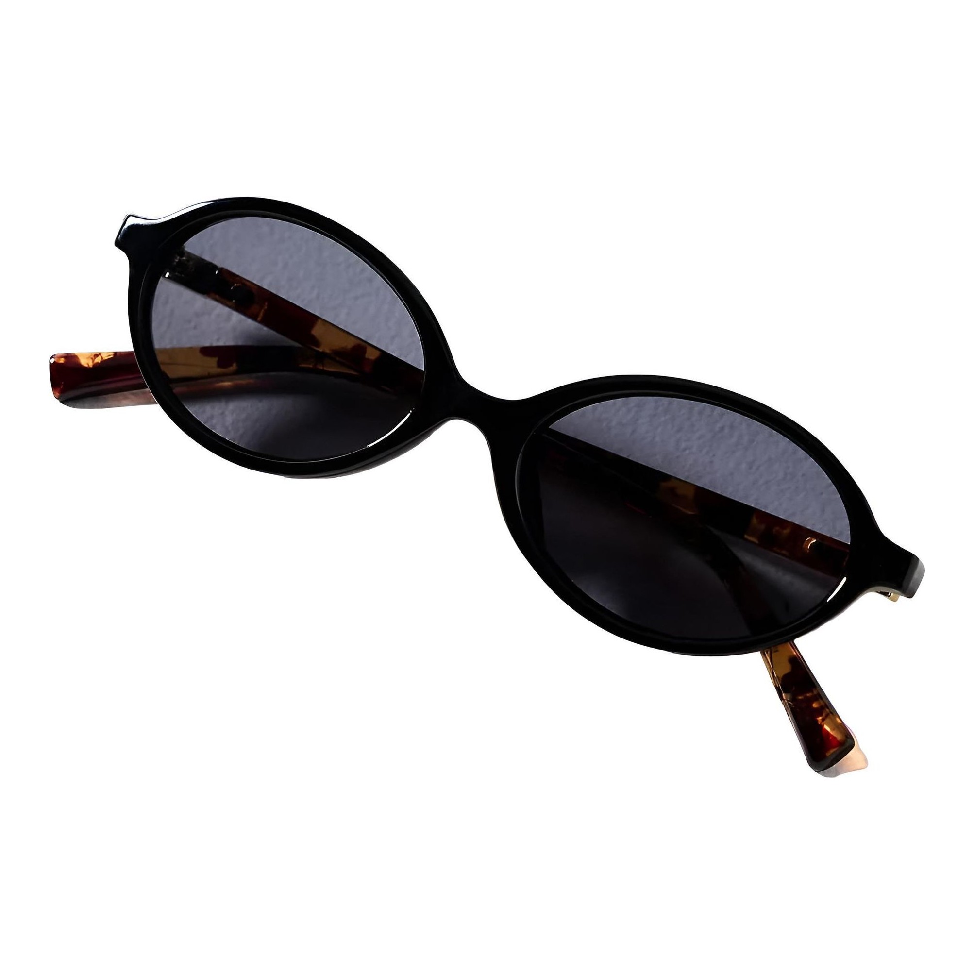VEHLA reign oval Tortoiseshell Sunglasses VEHLA Reign - Tort / Smoke - Shop main image 3