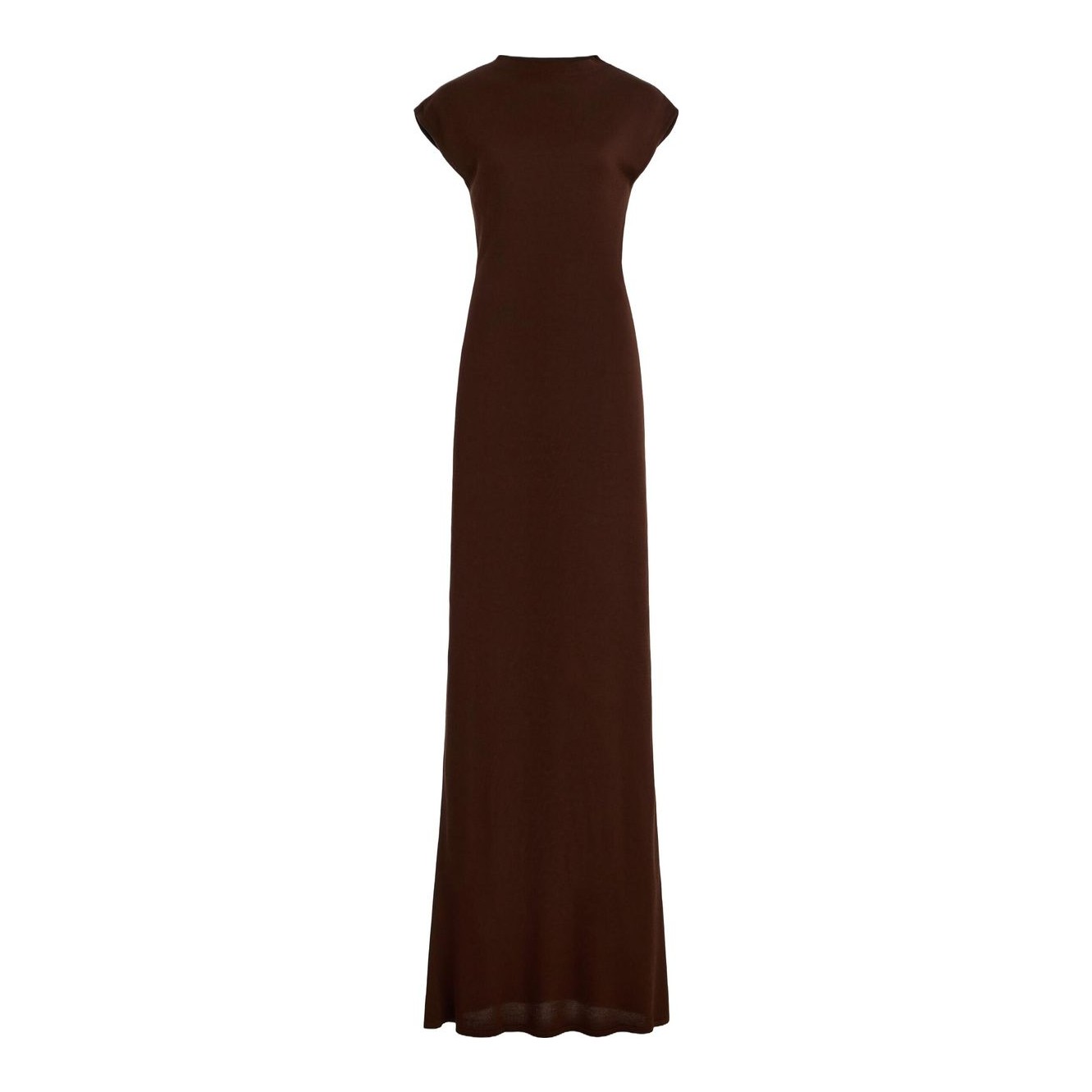 Ala Cap Sleeve Silk Blend Maxi Dress