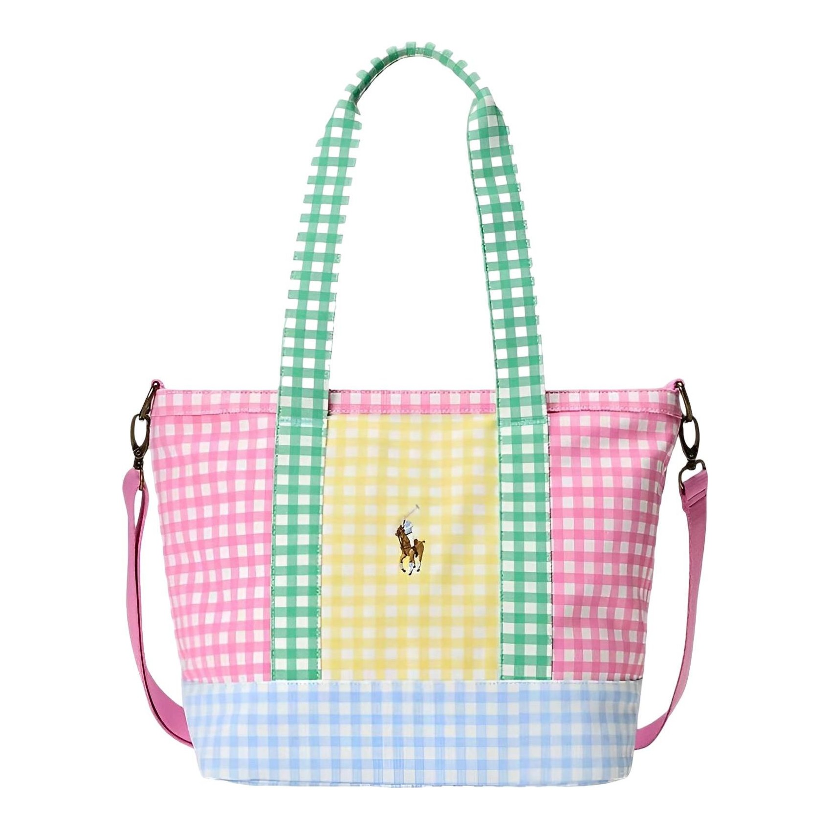 Floral Big Pony Cotton Canvas Mini Tote