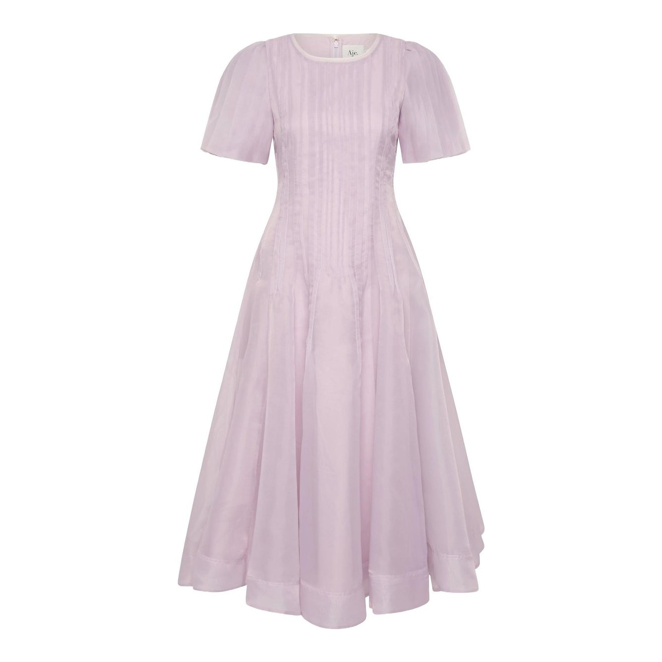Aje | Horizon Pintucked Midi Dress