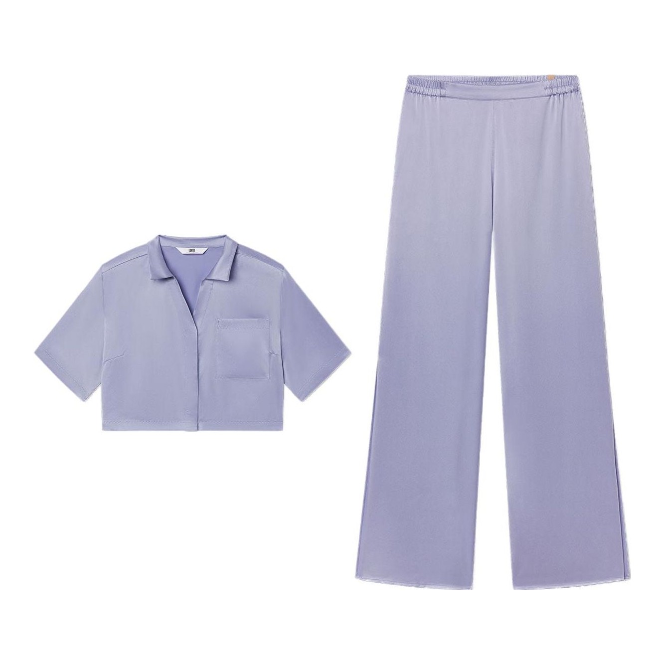 Washable High Rise Pants Set