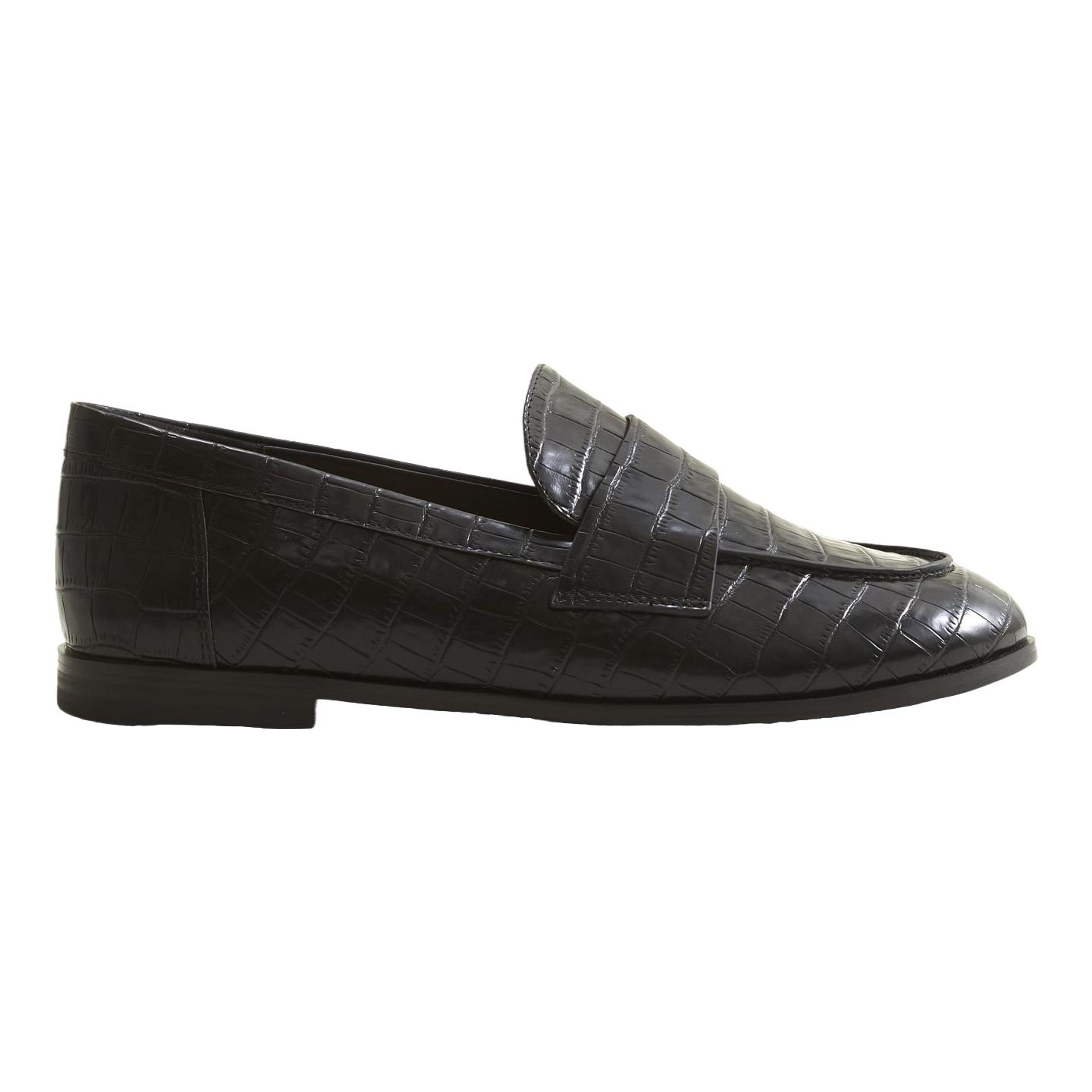 COS | Croc-Effect Leather Loafers