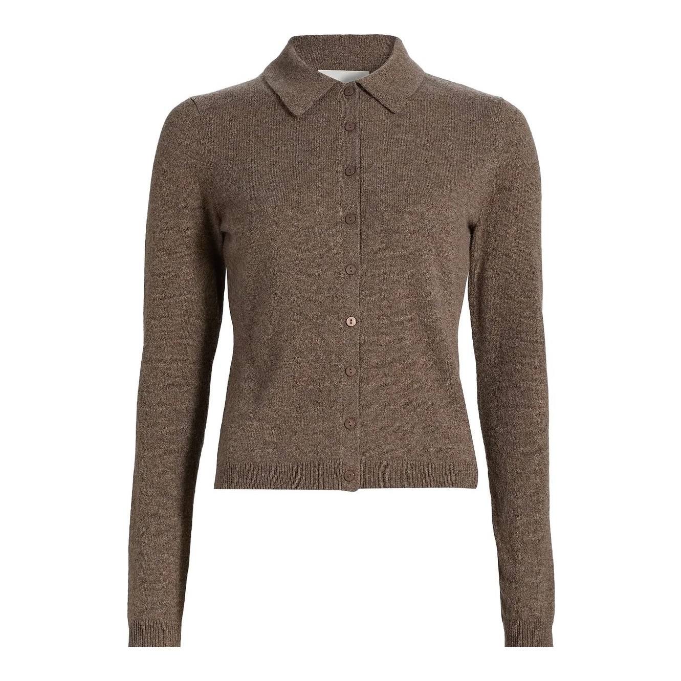 Florentina Cashmere Collared Cardigan