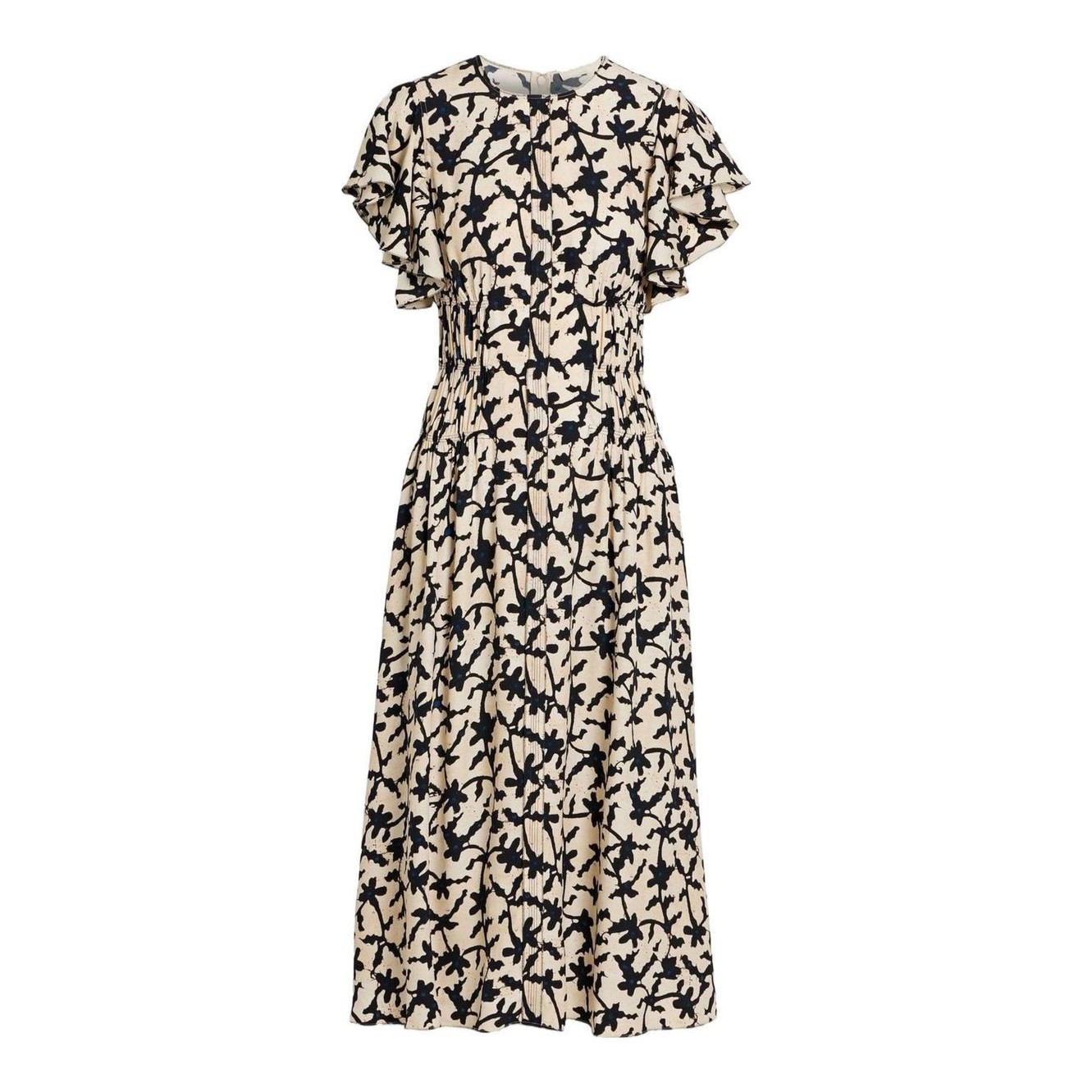 Ulla Johnson | Anais Flutter Sleeve Midi Dress