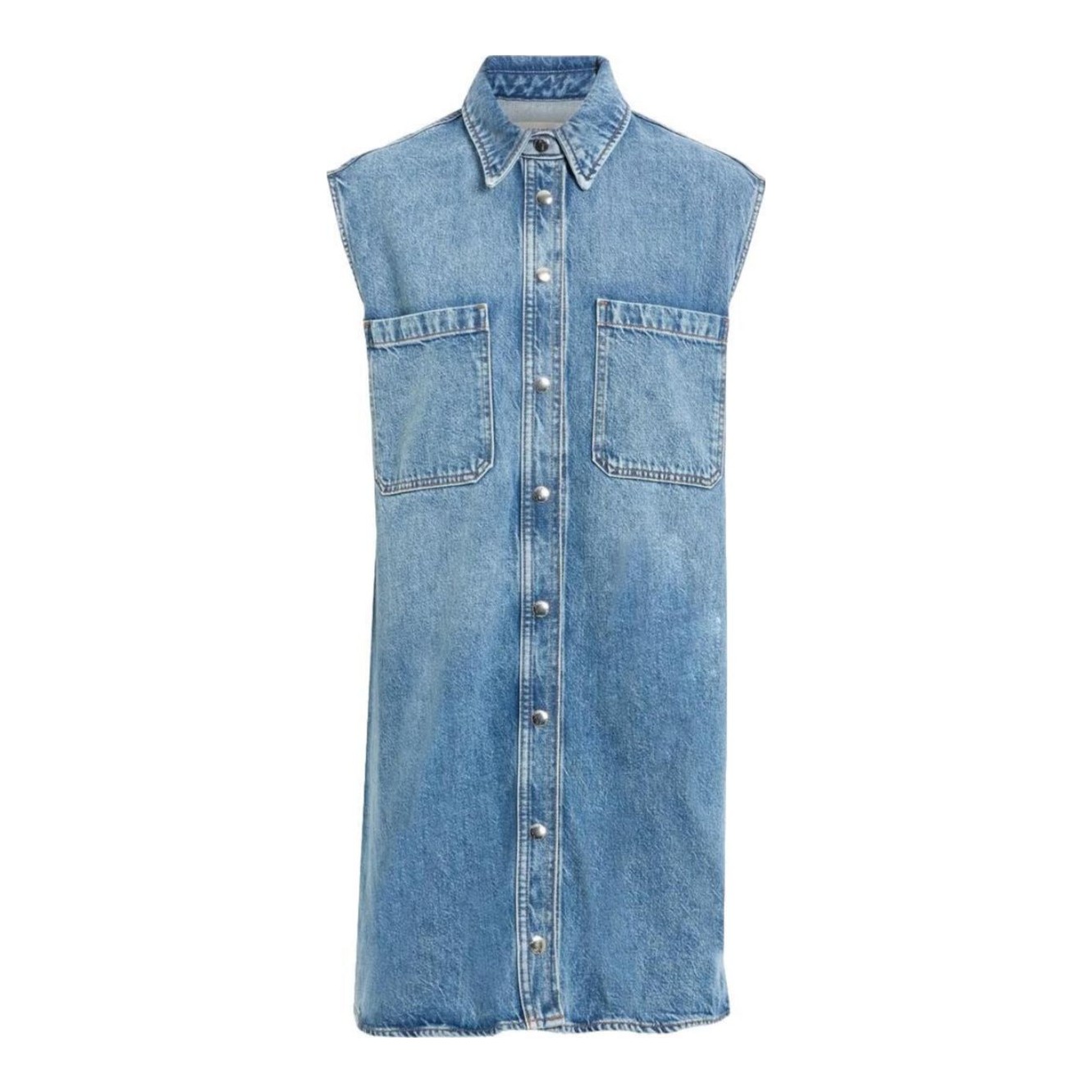 FRAME | Micro Flare Denim Dress