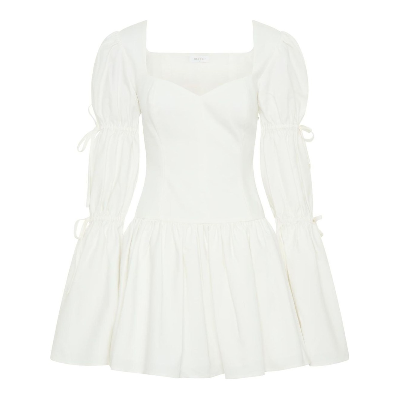 MESHKI | Keely Cotton Cap Sleeve Mini Dress