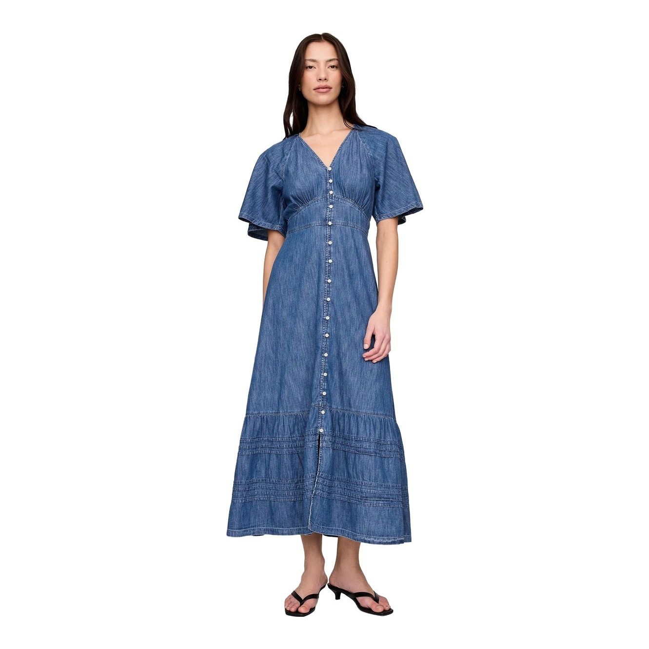 plus size empire waist maxi dress Long Sleeve Empire Waist Maxi Dress