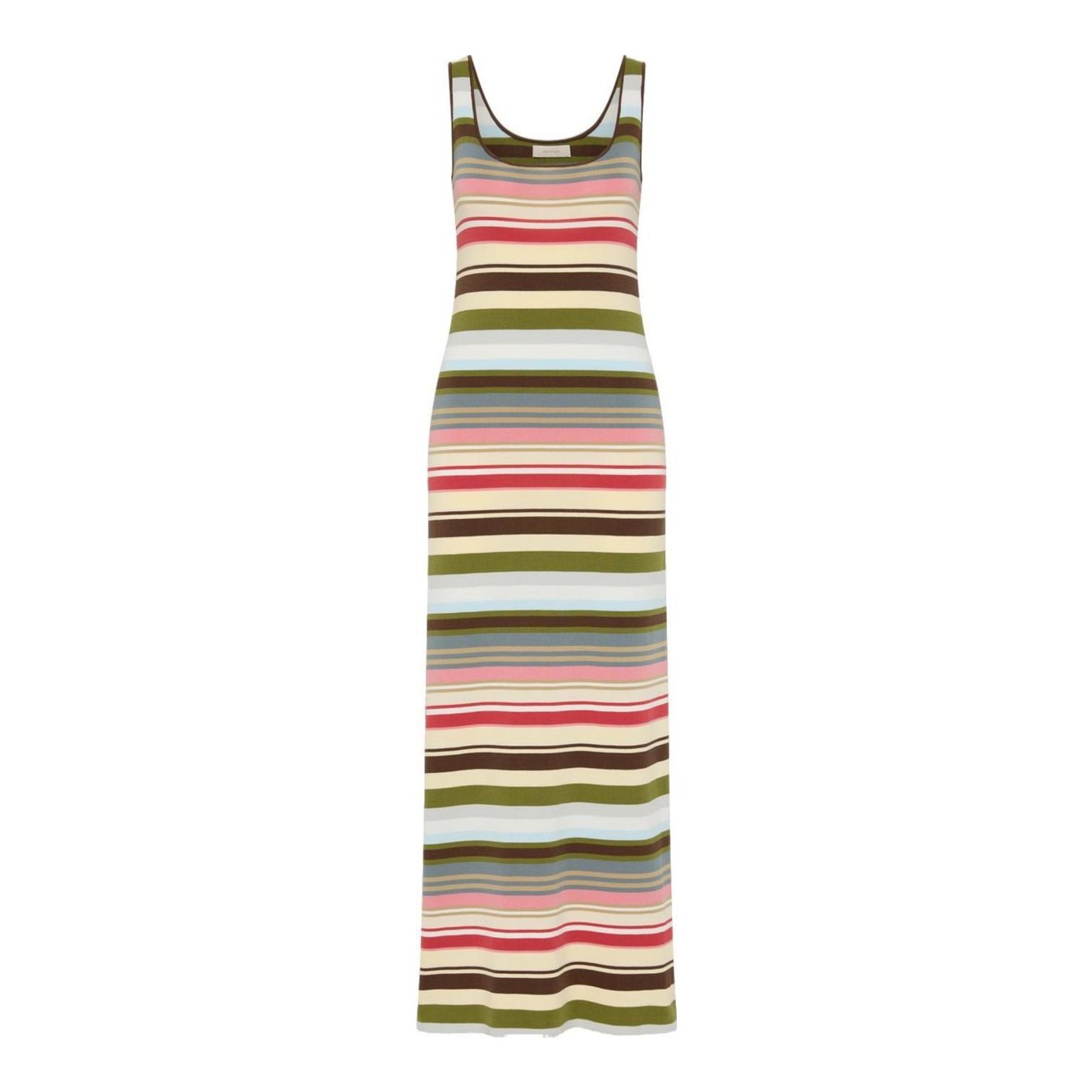white ribbed knit dress Ribbed Knit Dress main image 1
