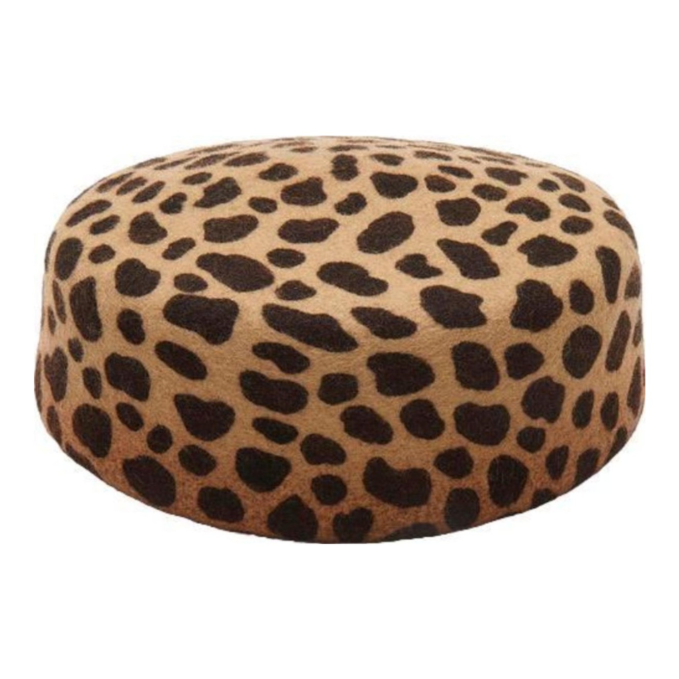 Espresso Leopard Pillbox Hat