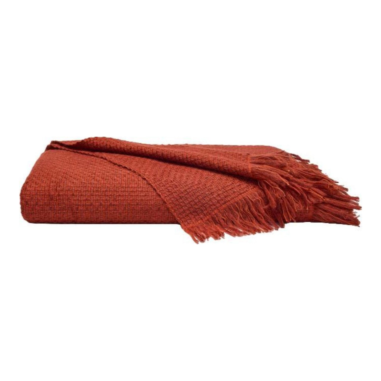 BROOKLINEN - Basketweave Alpaca Throw Blanket - Gifts for Dog Lovers