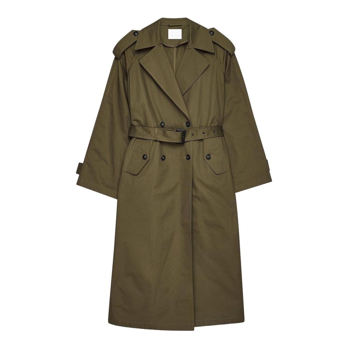 The Frankie Shop | Nikola Oversized Double-Breasted Belted Wool