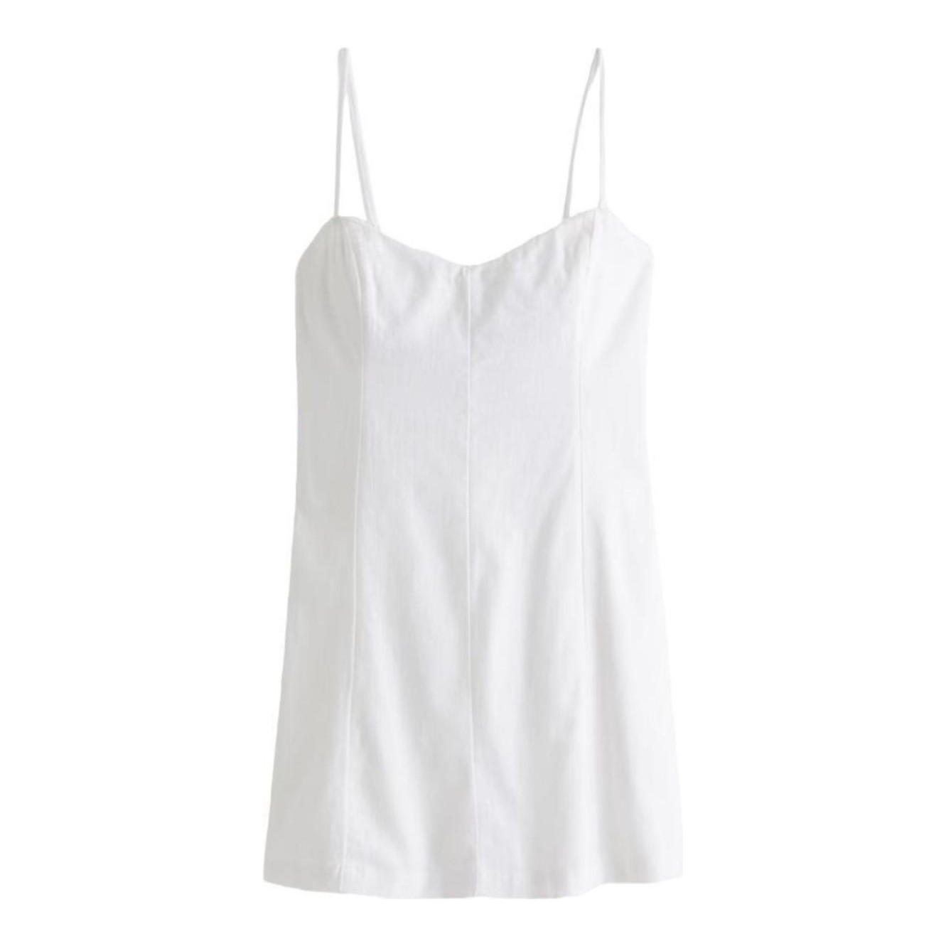 Abercrombie & Fitch | Linen-Blend Wide Strap Mini Dress