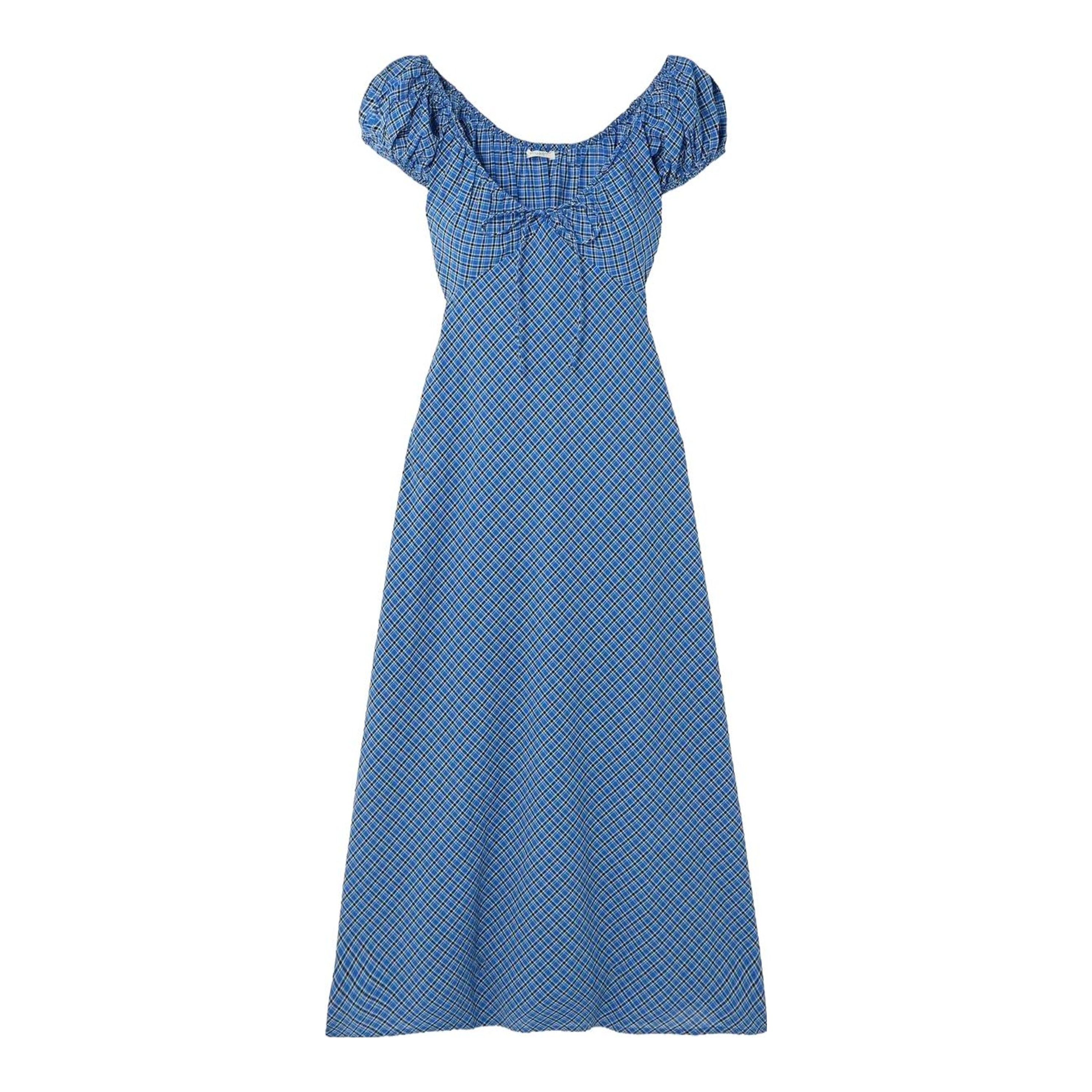 GAP | GAP  DEN 100% Linen Gingham Midi Dress