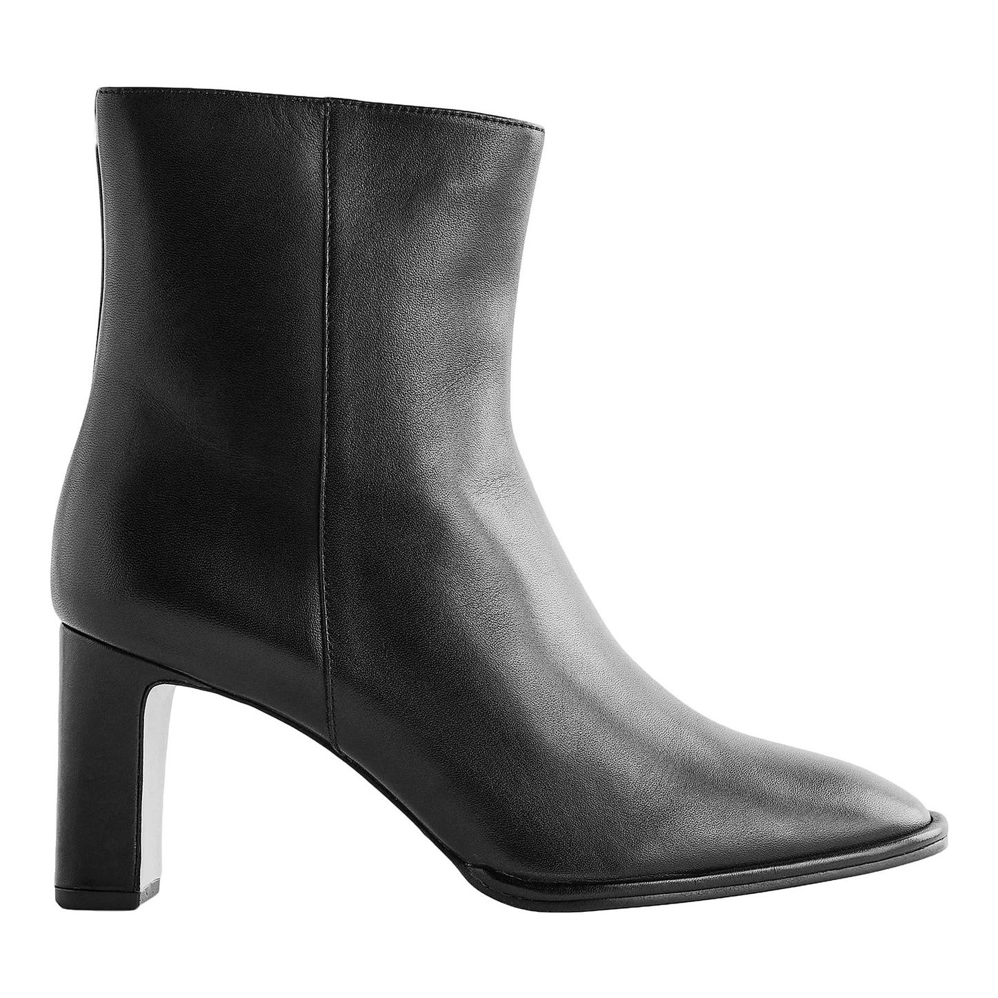 Gillian 75MM Leather Ankle Boots