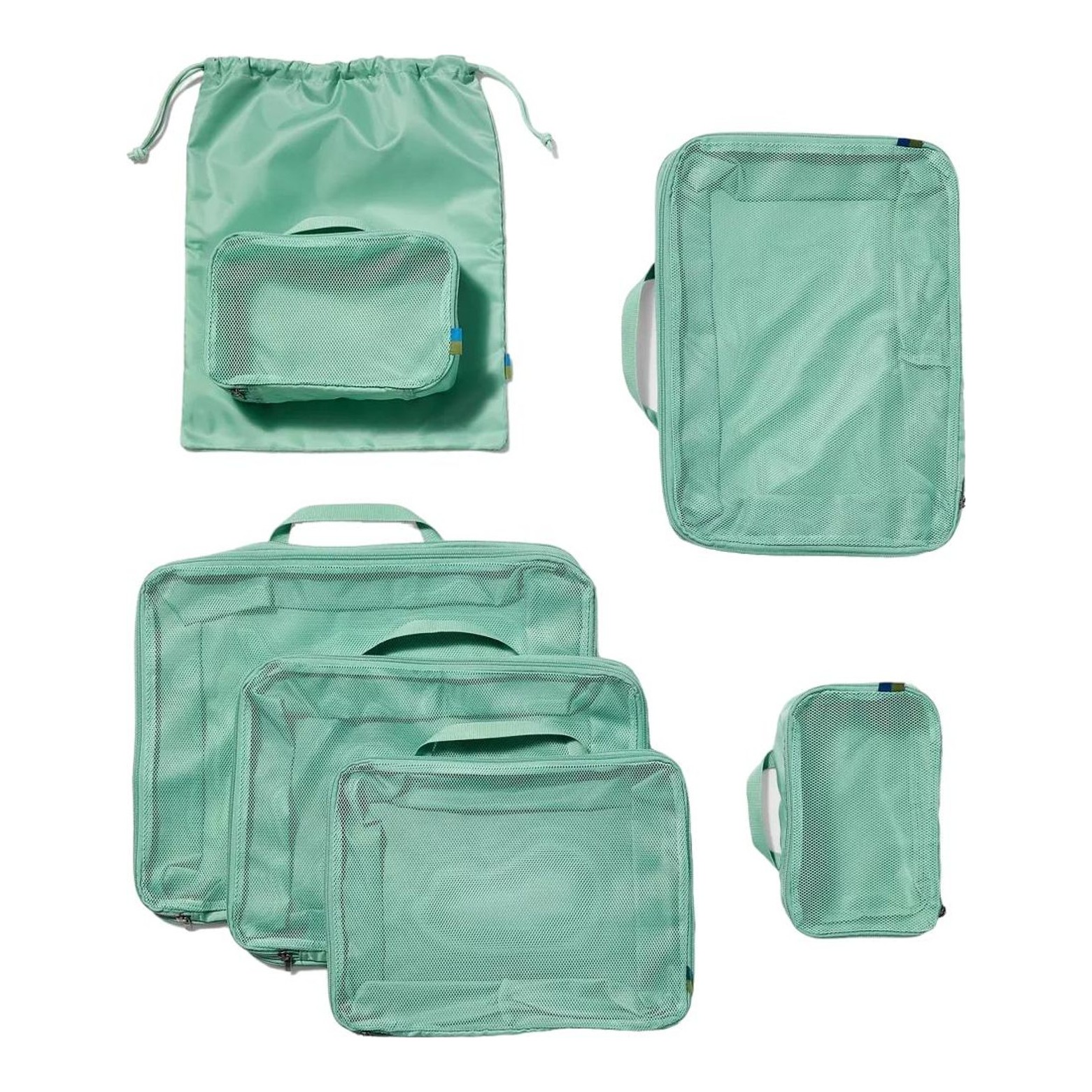 7pc Packing Cube Set with Compression