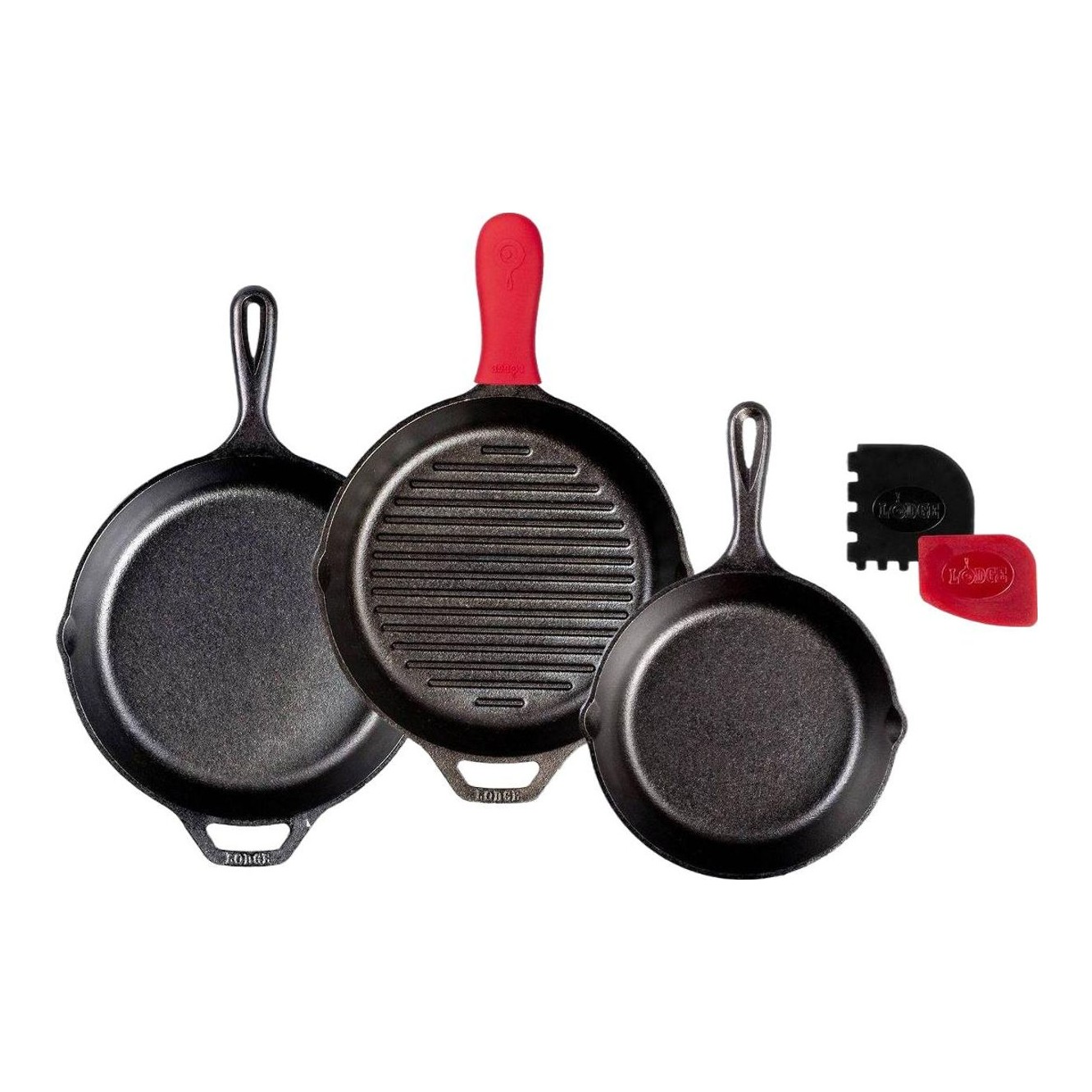 Lodge Seasoned Cast Iron 6pc Starter Set - Thumbnail 5