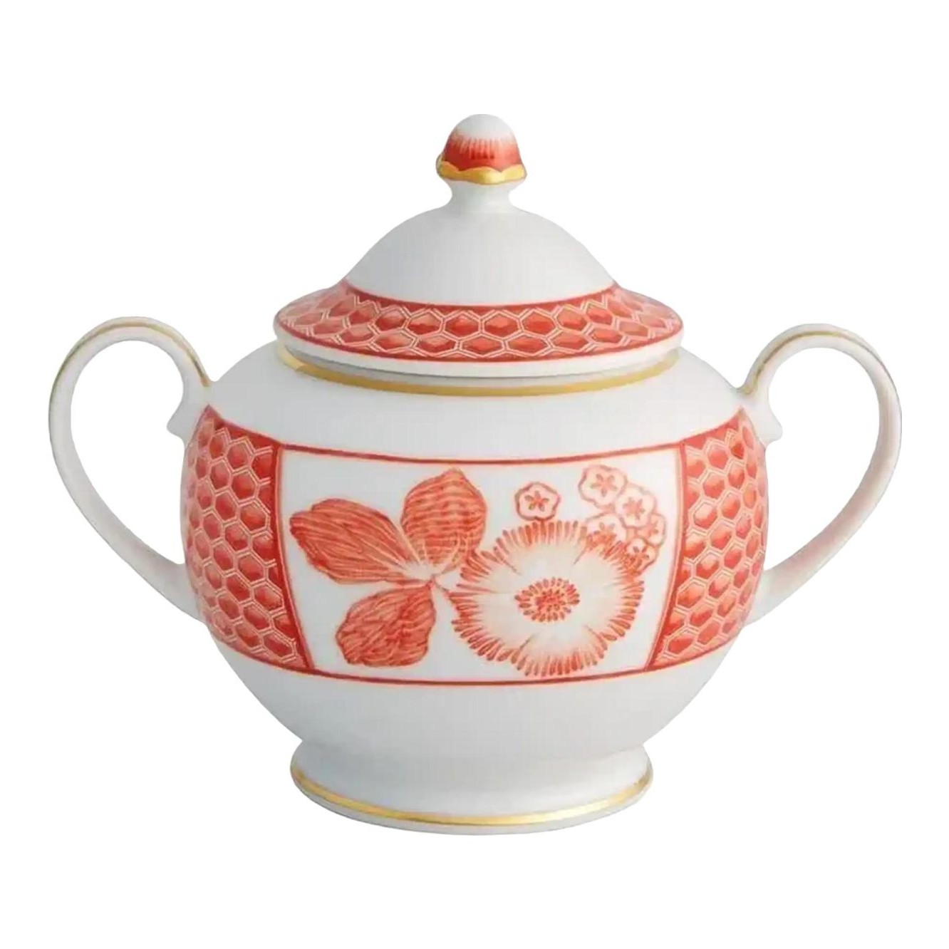 Coralina Porcelain Sugar Bowl