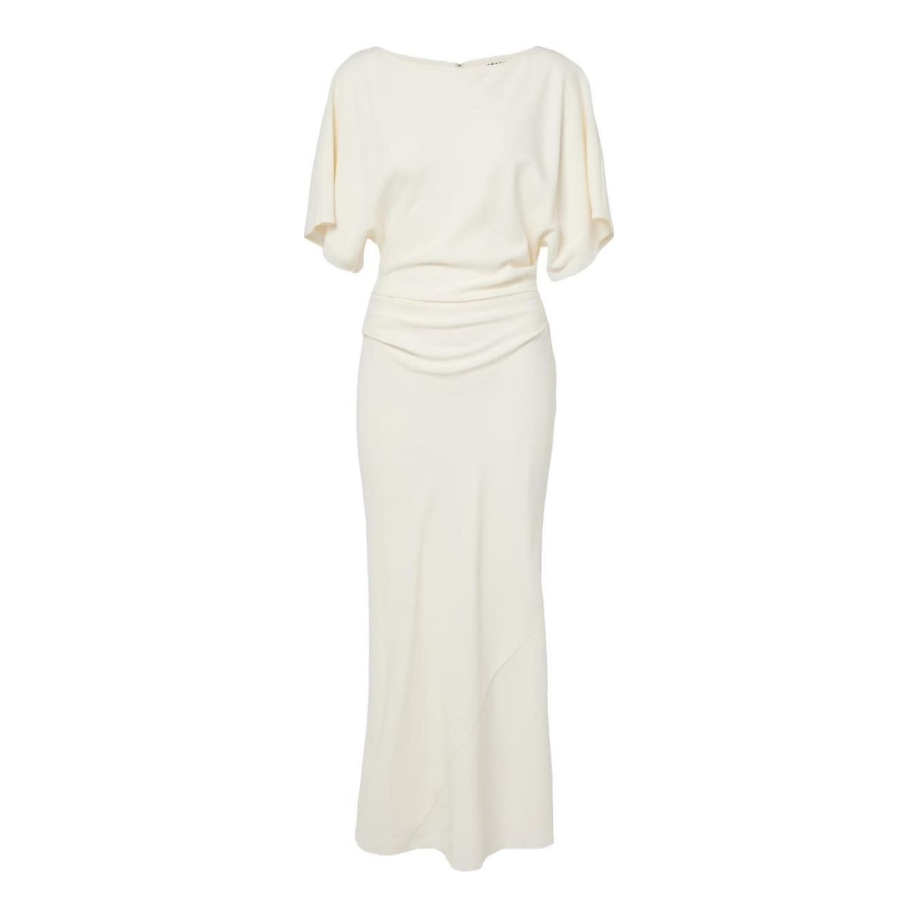 knee length dresses for ladies Cowl Neck Ruched Bodycon Midi Dress in Green main image 0