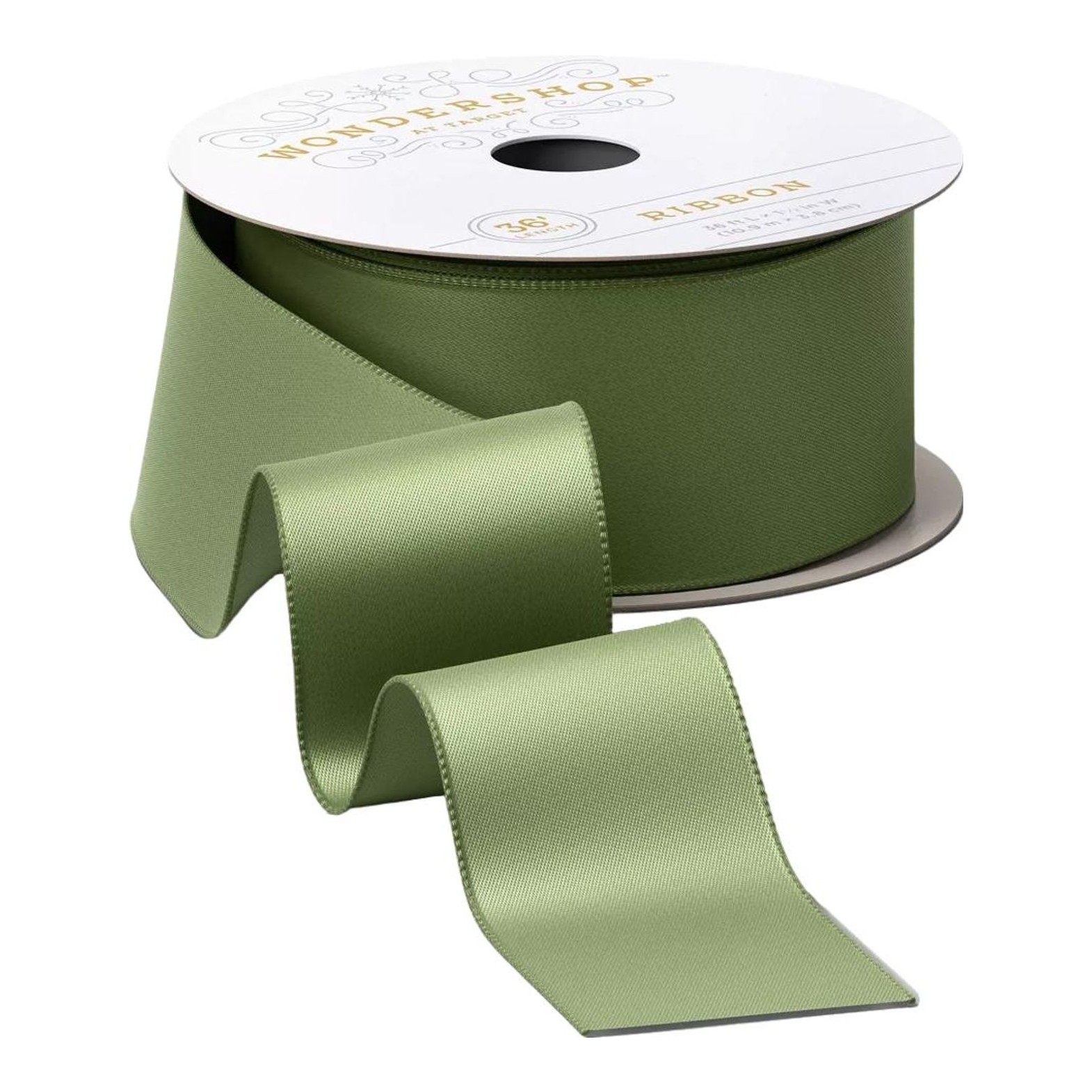 Wondershop | 36' Christmas Modern Heritage Premium Ribbon Satin