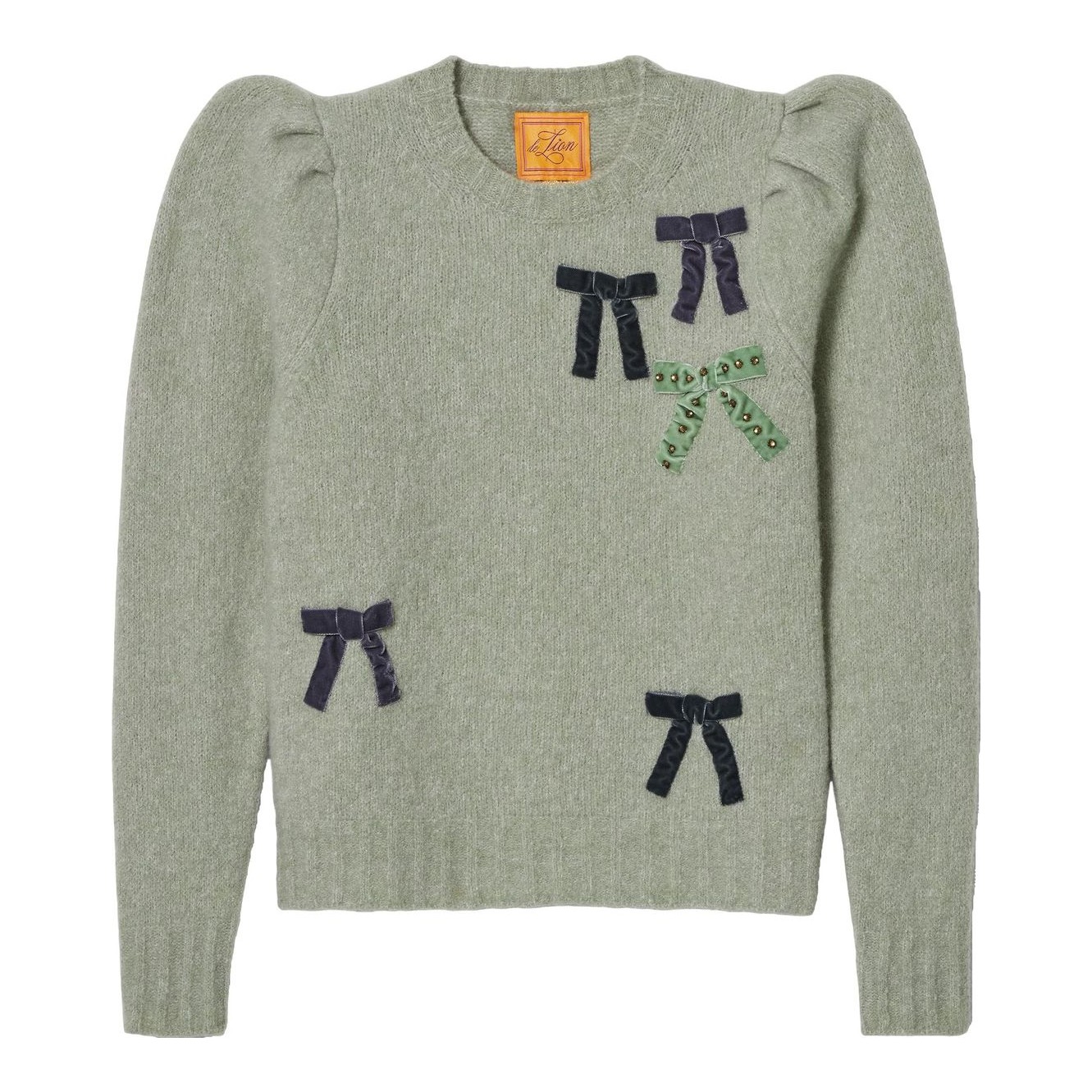 Paris Puff Sleeve Crew Sweater