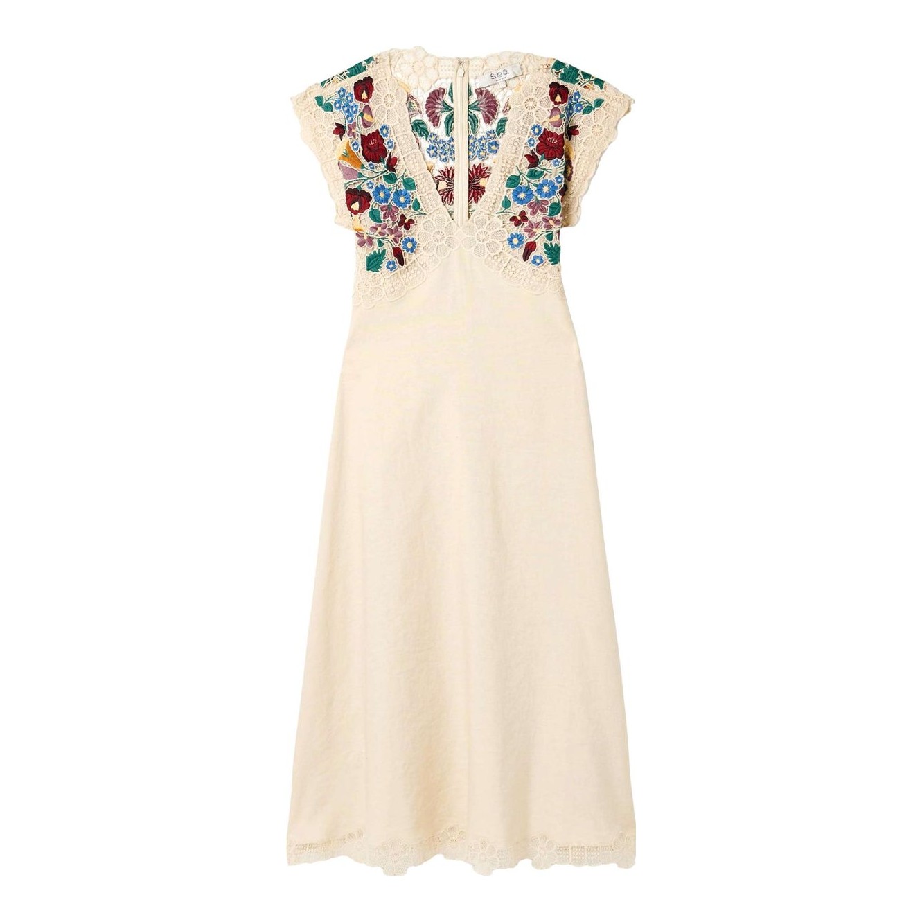 green emerald velvet dress Sea | Vesna S/S Dress | XXS