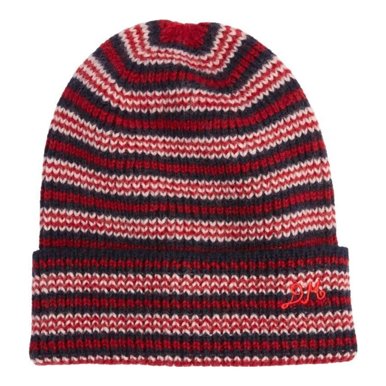 Damson Madder Leopard Print Bobble Hat Beanie Damson Madder | Leopard Beanie main image 2