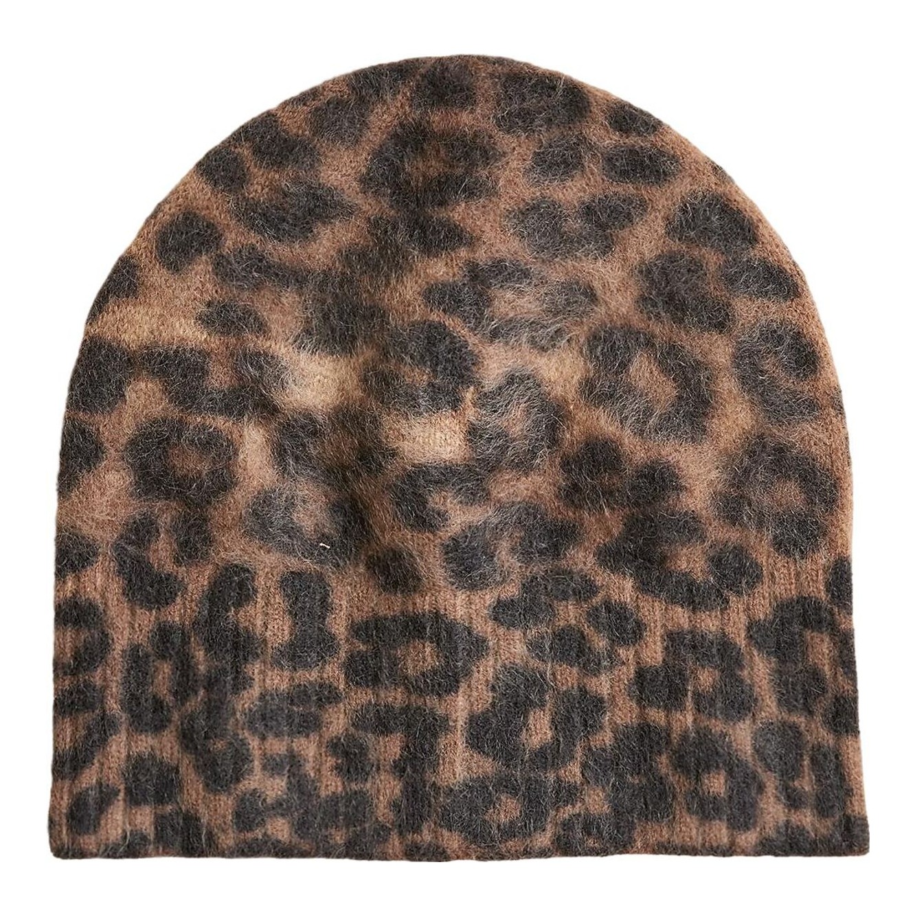 Damson Madder | Leopard Beanie