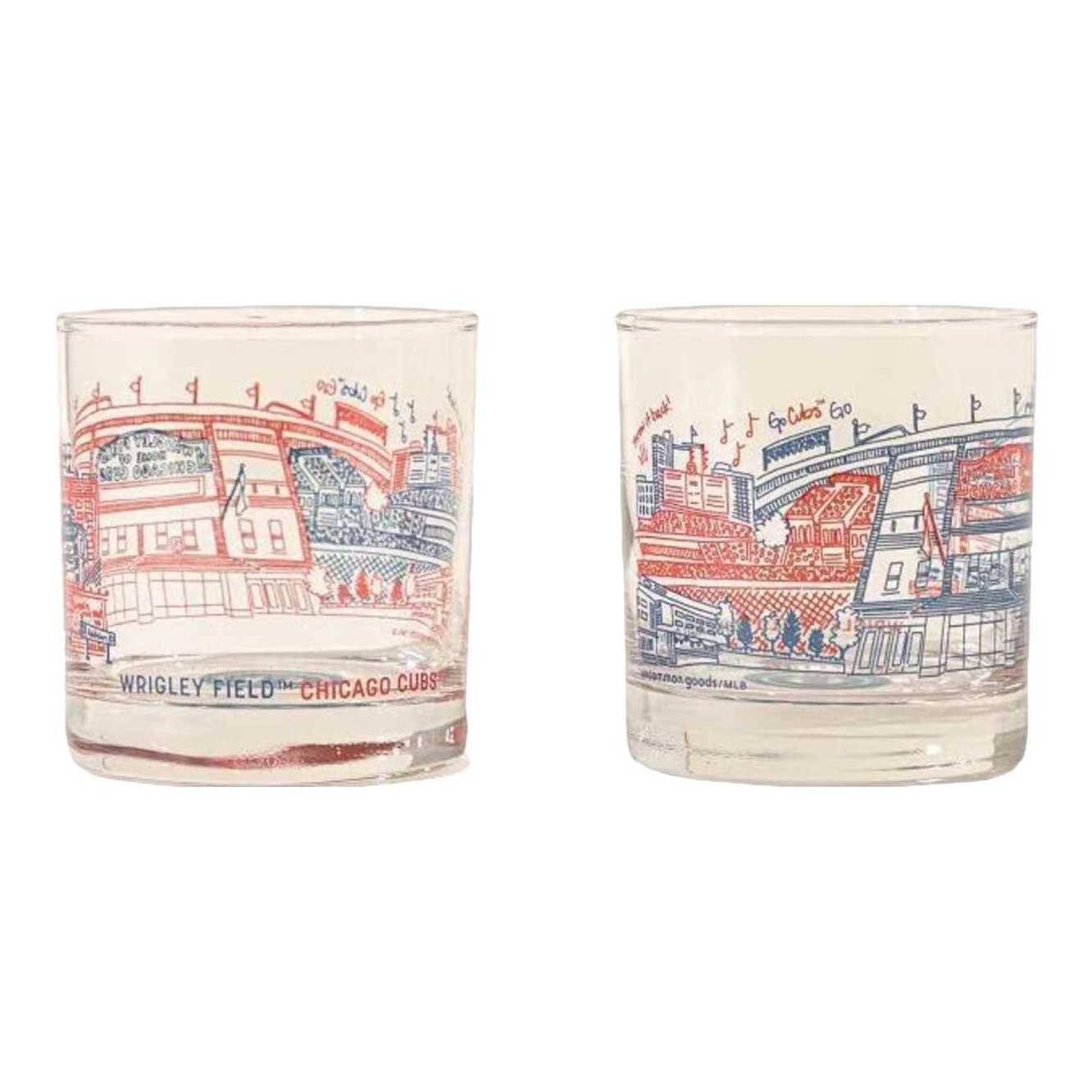 Uncommon Goods MLB Stadiumscape Rocks Glasses - Thumbnail 4