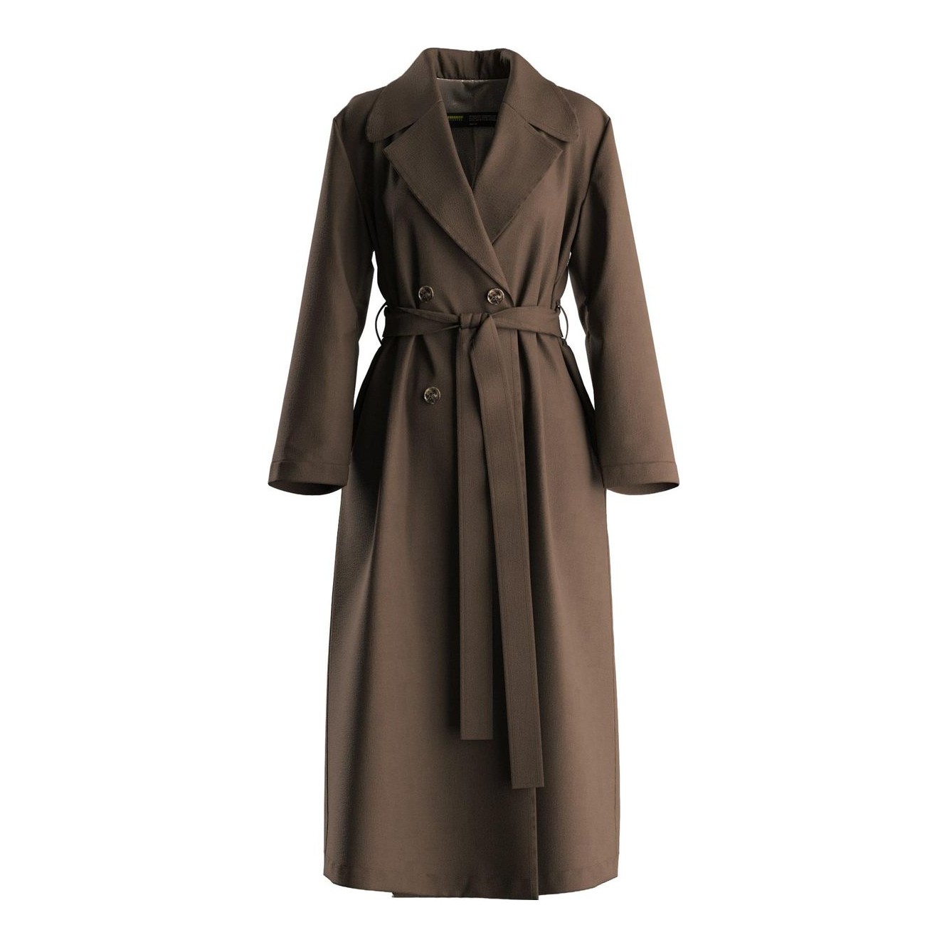 The Frankie Shop | Nikola Oversized Double-Breasted Belted Wool