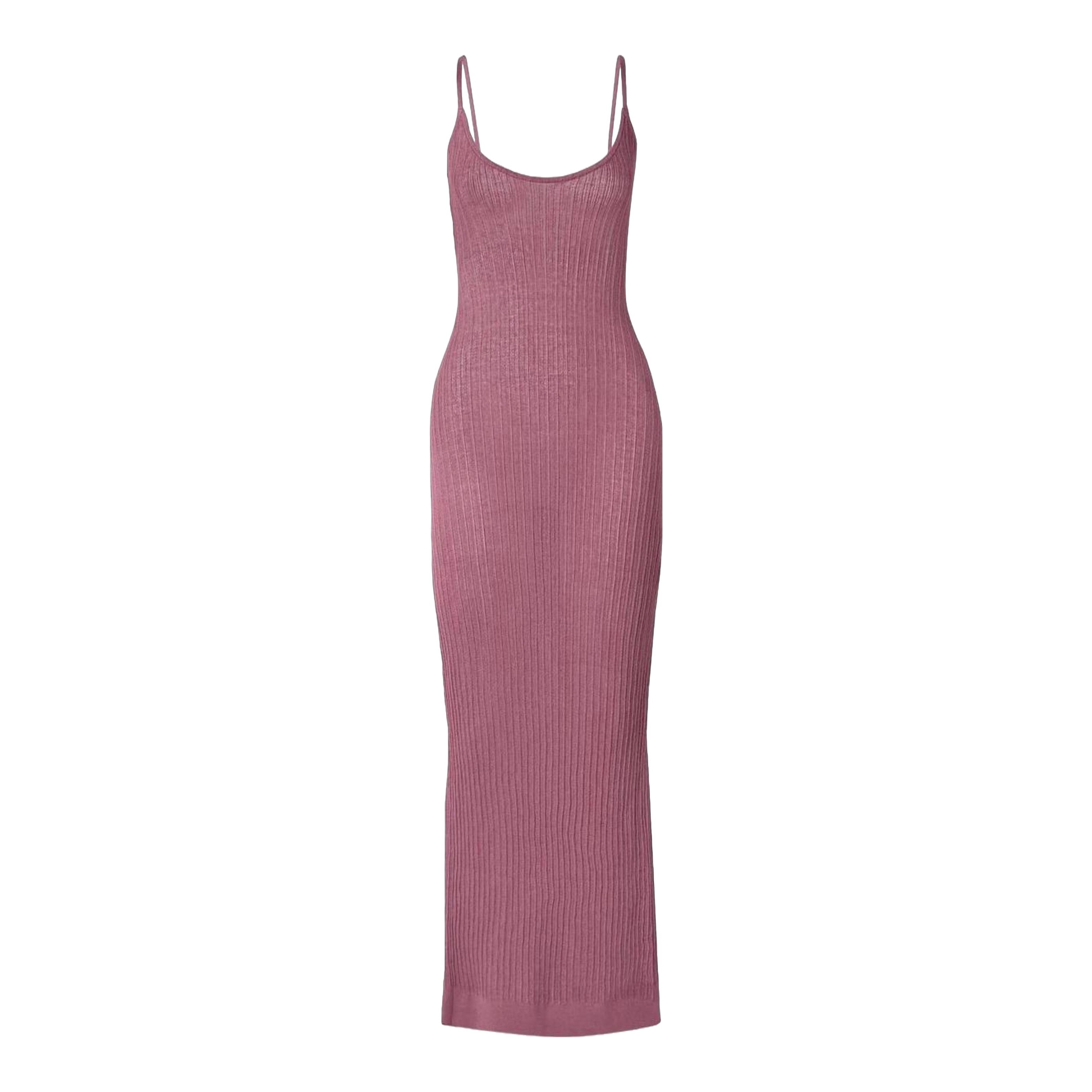 sheer knit plunge mini dress Skims Sheer Knit Plunge Mini Dress- Onyx- Medium