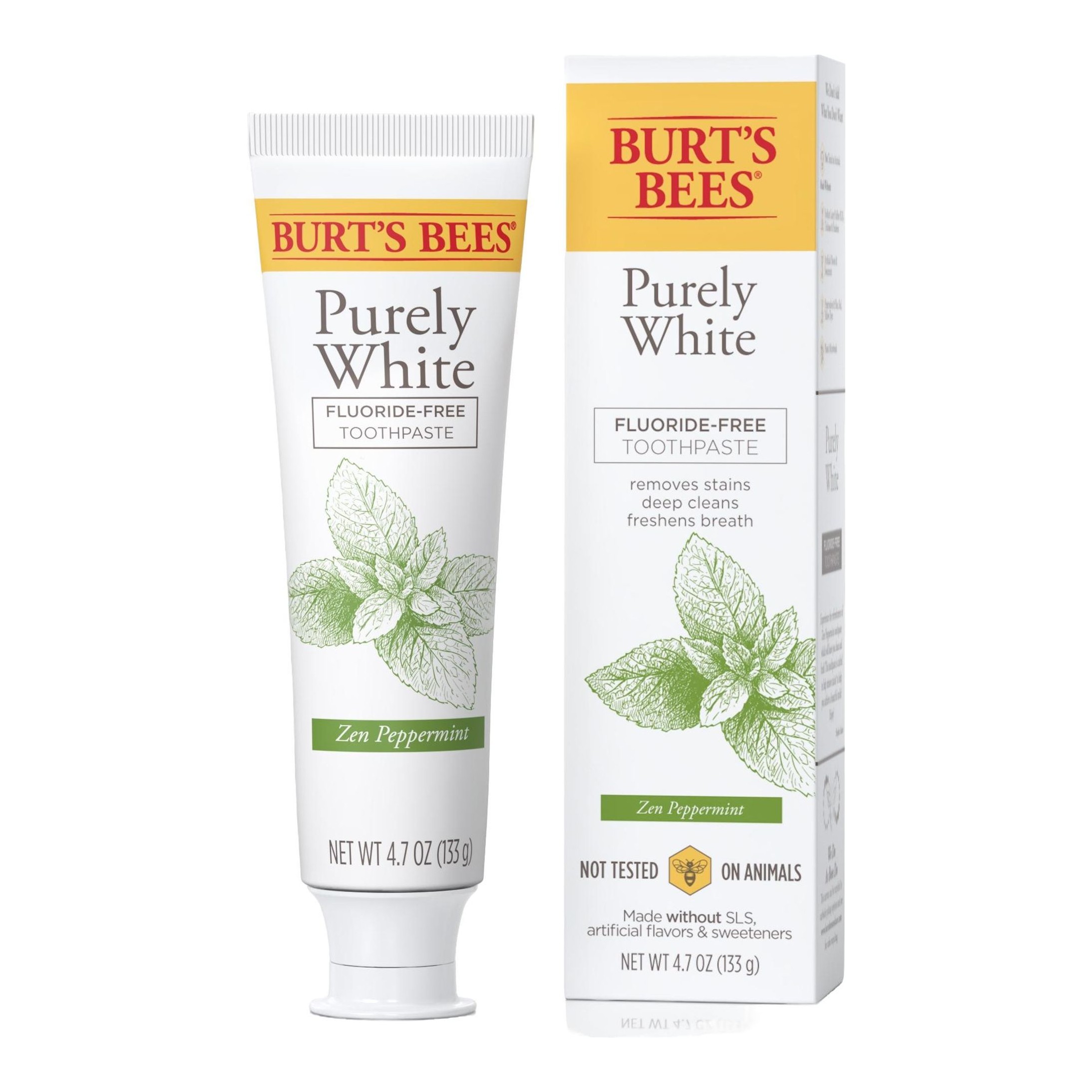 Purely White Zen Peppermint Toothpaste Fluoride-Free