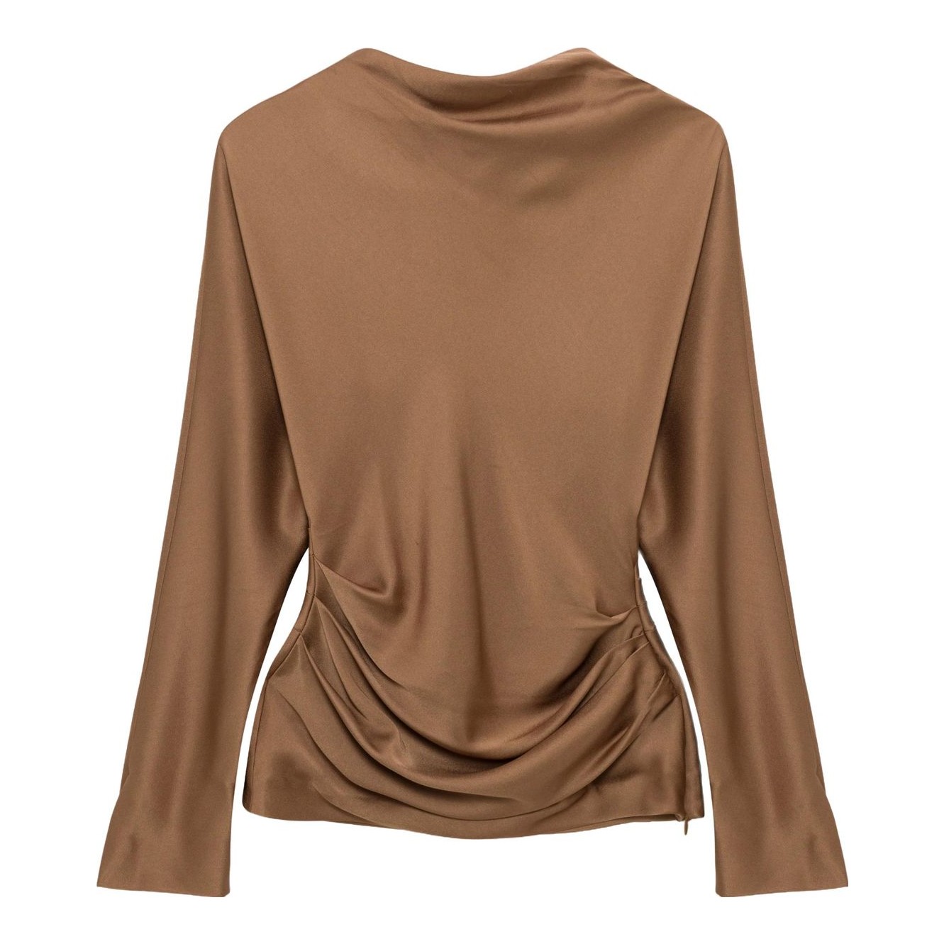 TOTEME | Draped Satin Top