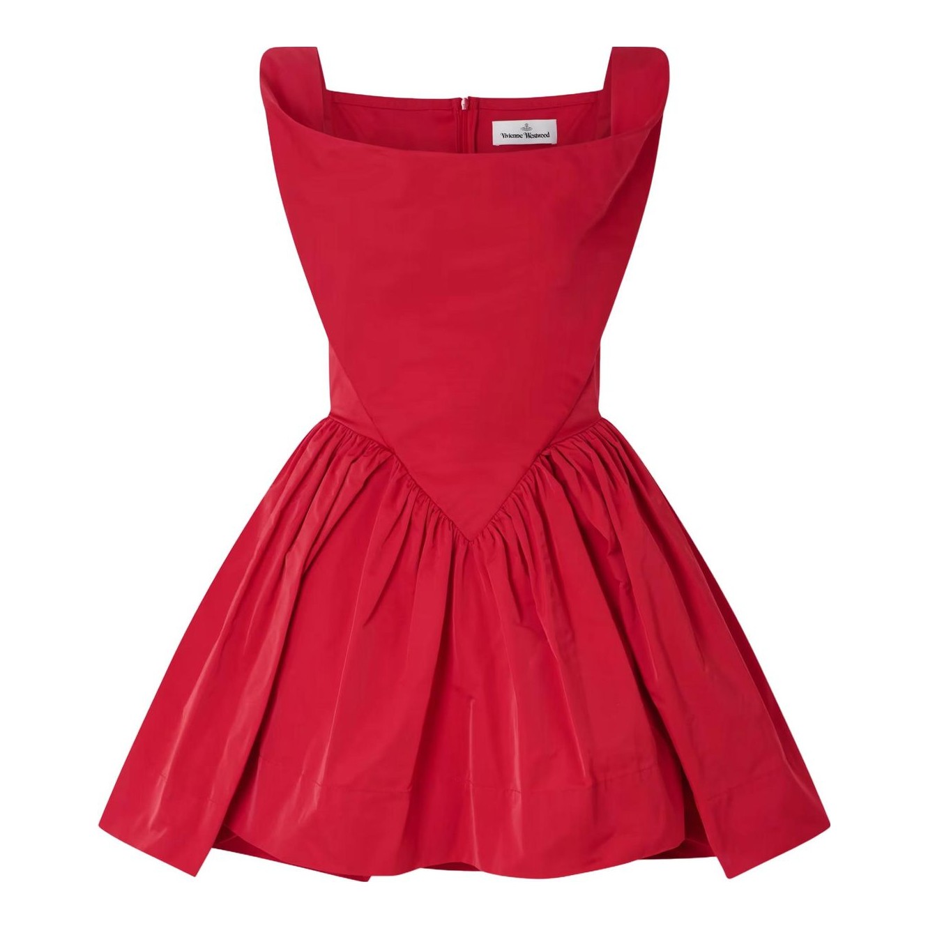VIVIENNE WESTWOOD | Sunday Pleated Taffeta Mini Dress