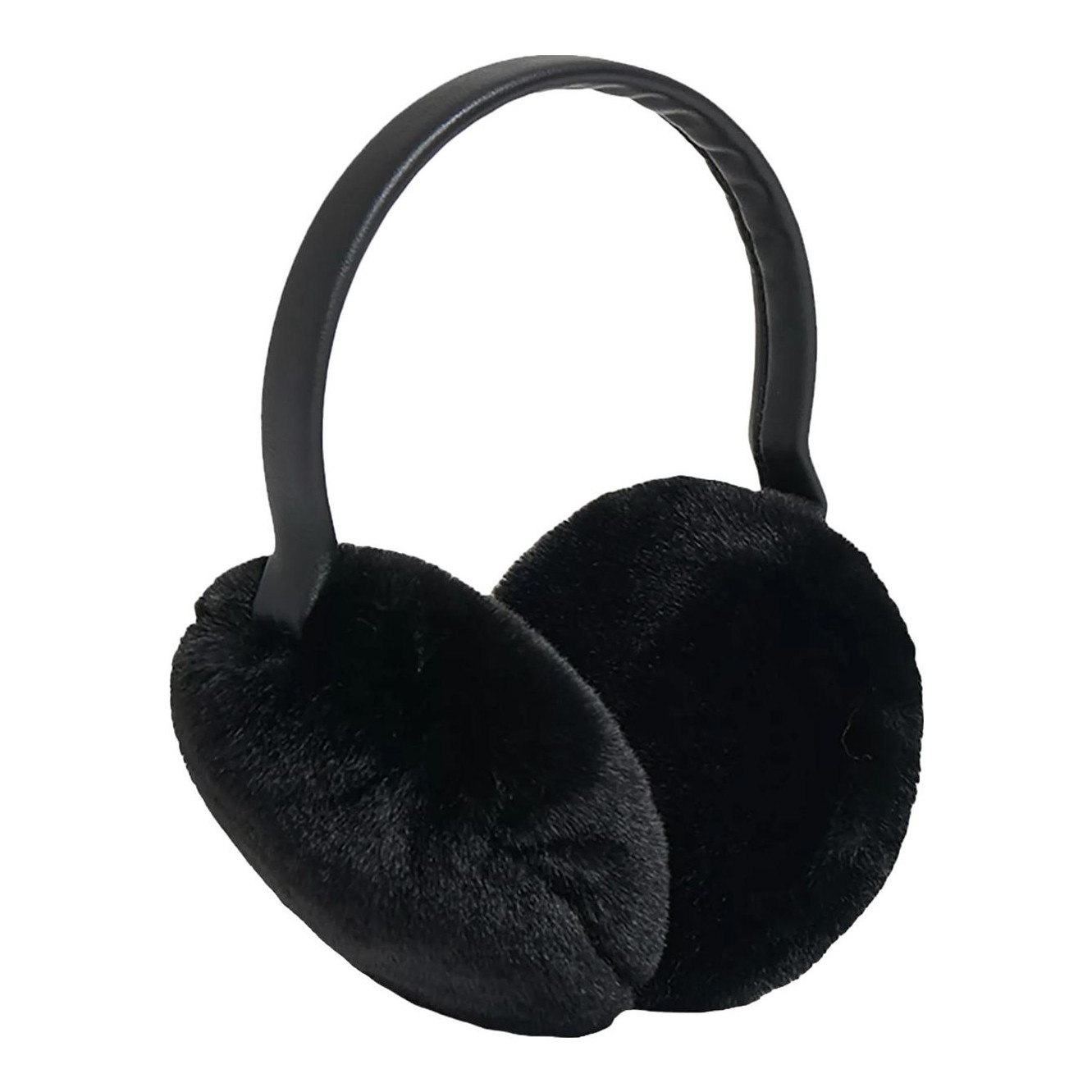 Apparis Black White Faux Fur Stole and Earmuffs Esme Faux Fur Earmuffs in Latte – Apparis main image 2