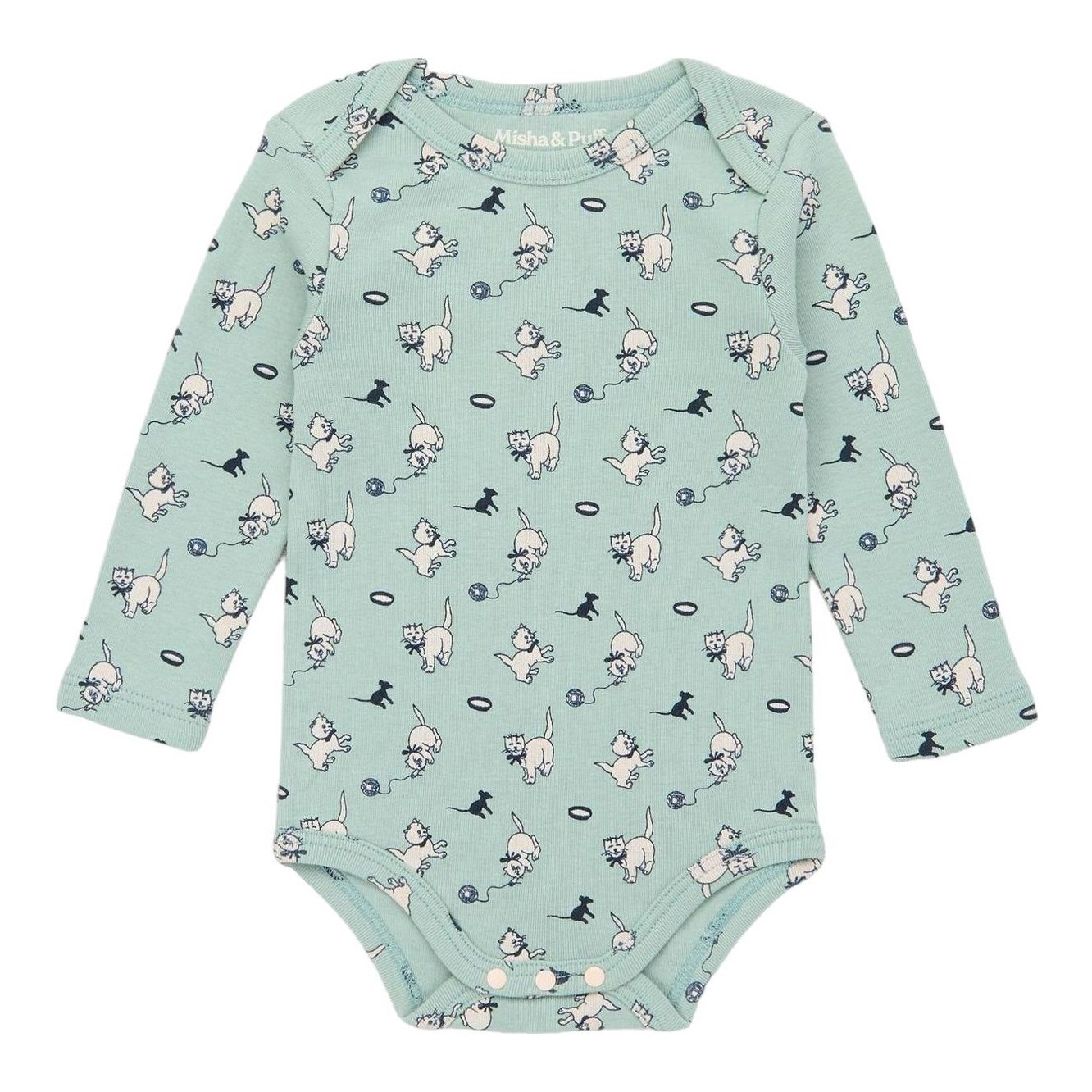 (新品)misha &puff Baby Petit Collar Onesie Baby Petit Collar Onesie – Misha & Puff