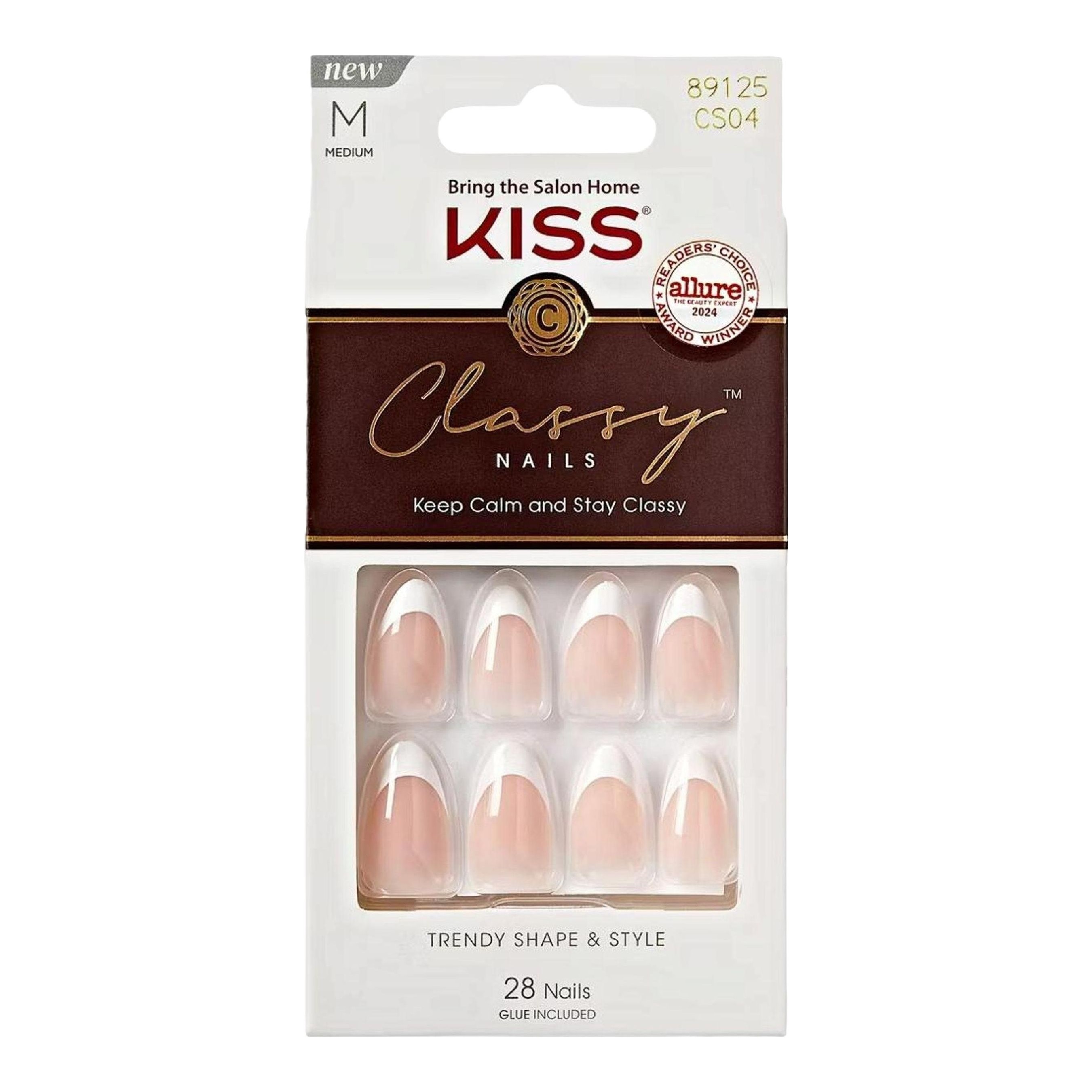 Classy Dashing Medium Almond Press-On Nails