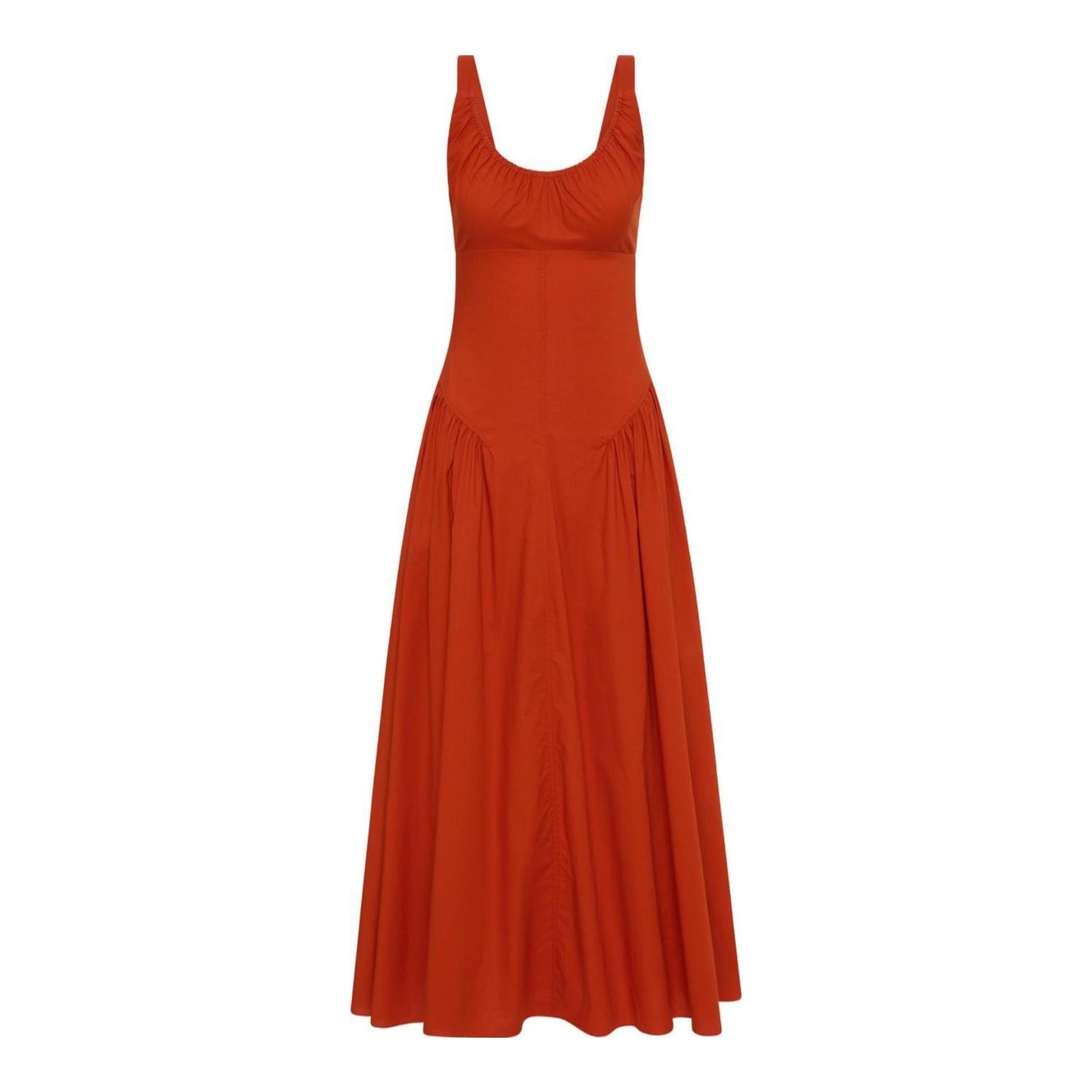 faithfull dominquez smocked strapless organic cotton-poplin midi dress Dominquez Midi Dress White