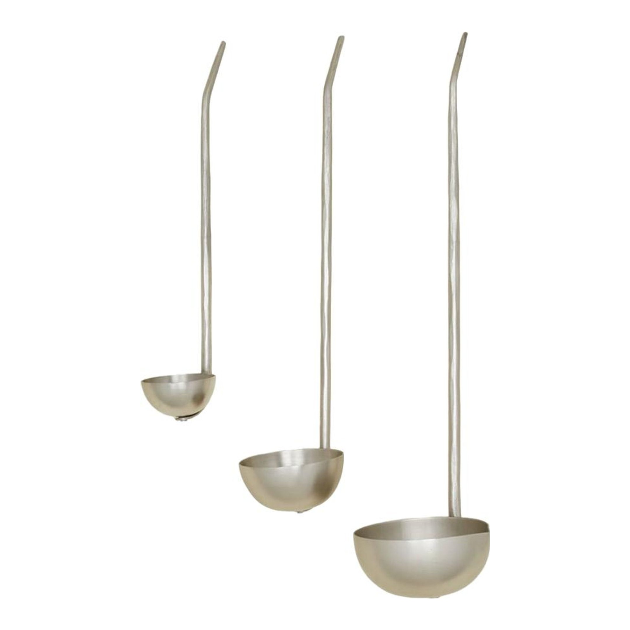 The Collective | Forged Pewter Ladle Set Of 3