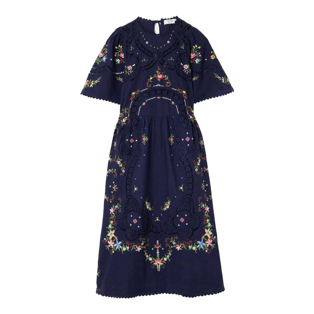 sachin and babi light blue dress In love with embroidery  The Vesna Collection #seanewyork
