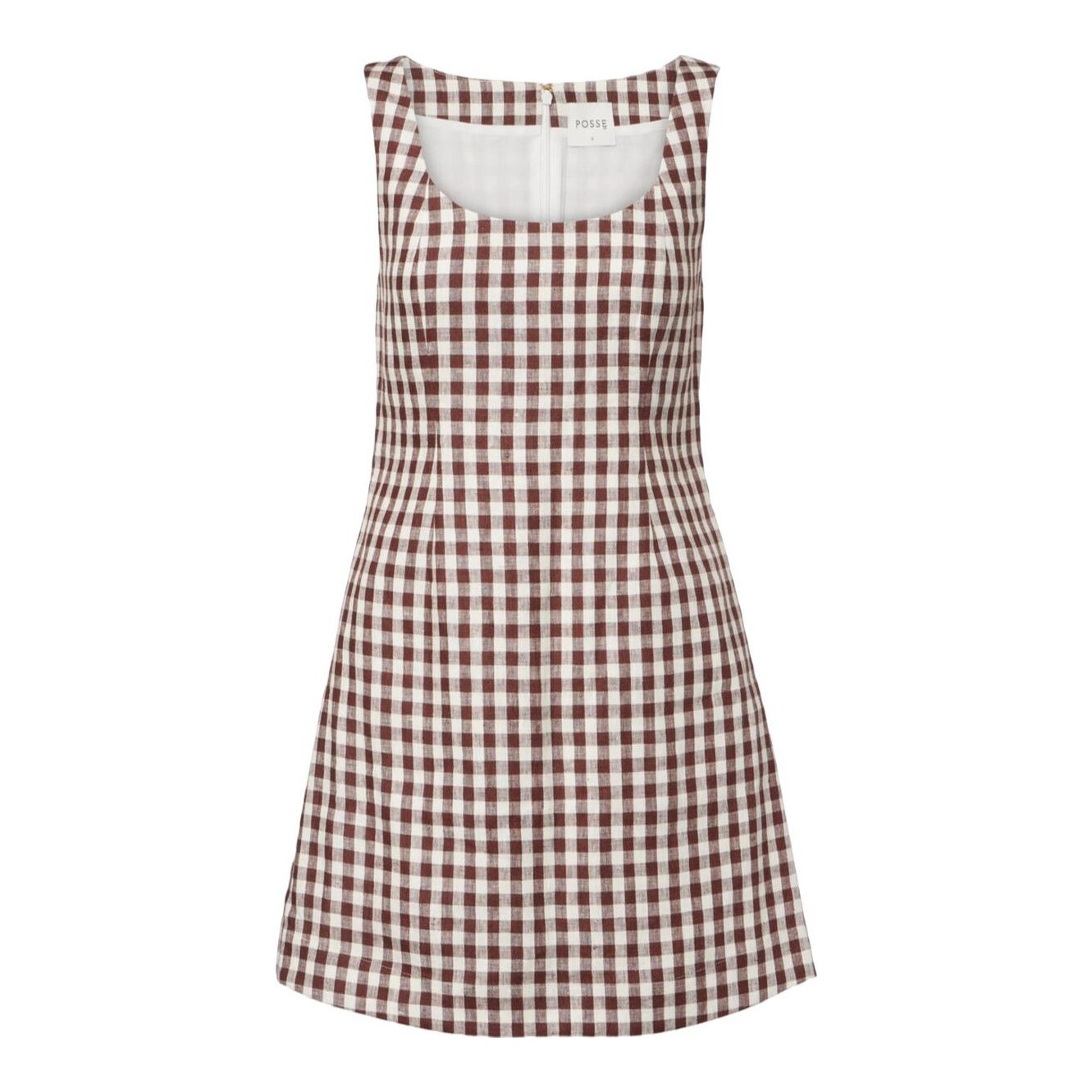jacquard a line dress Square Neck Textured Jacquard A-Line Gown main image 0