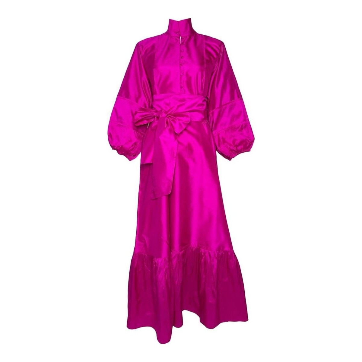 knee length dresses for ladies HAUSOS MAXI DRESS IN BALLET CHIFFON – DE LA VALI OFFICIAL main image 0