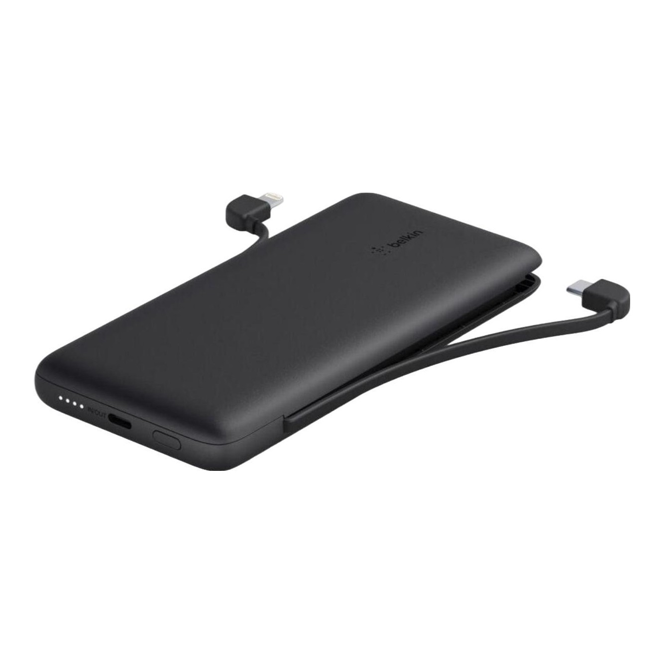 Power Bank with Integrated Cables