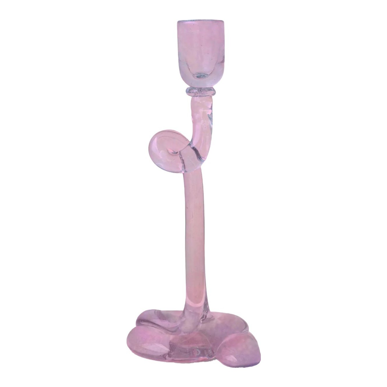 Thaw Recycled Glass Candlestick