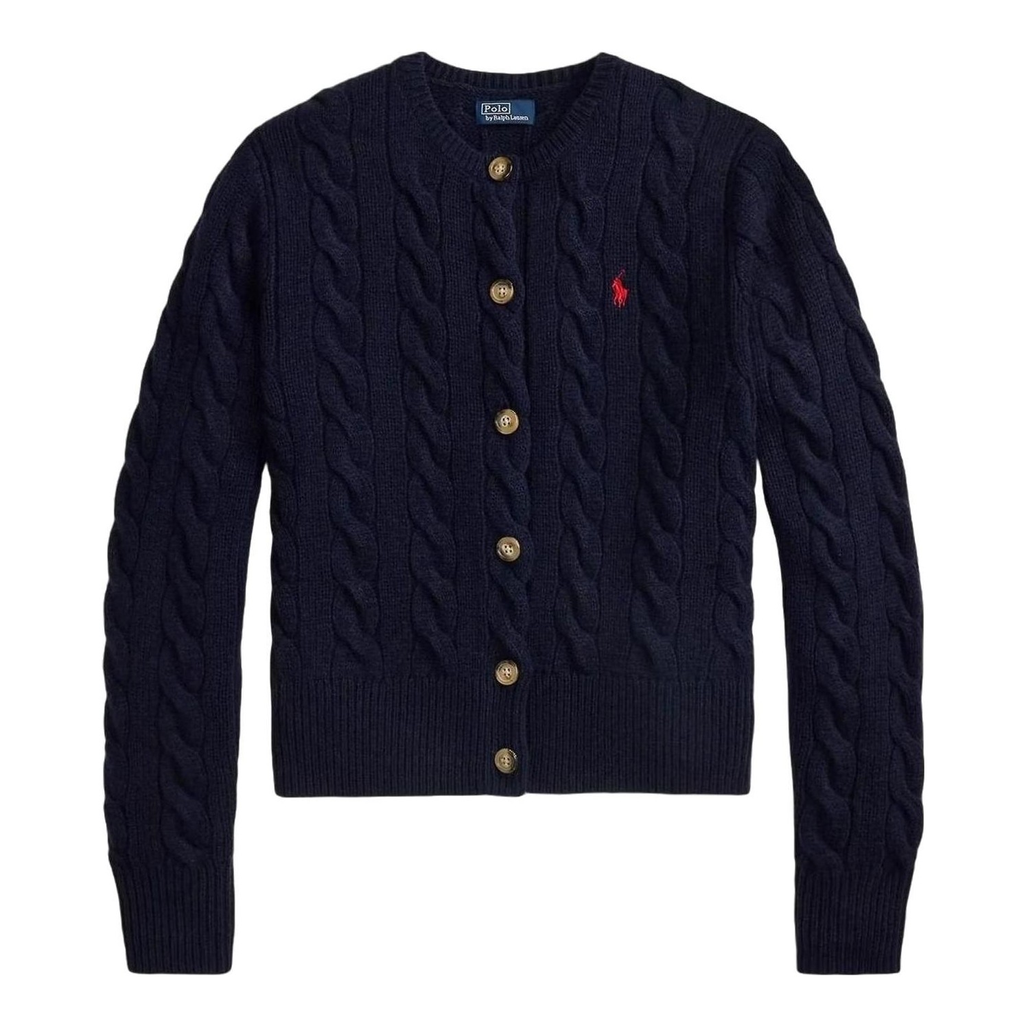 POLO RALPH LAUREN | Cable-Knit Wool-Cashmere Cardigan