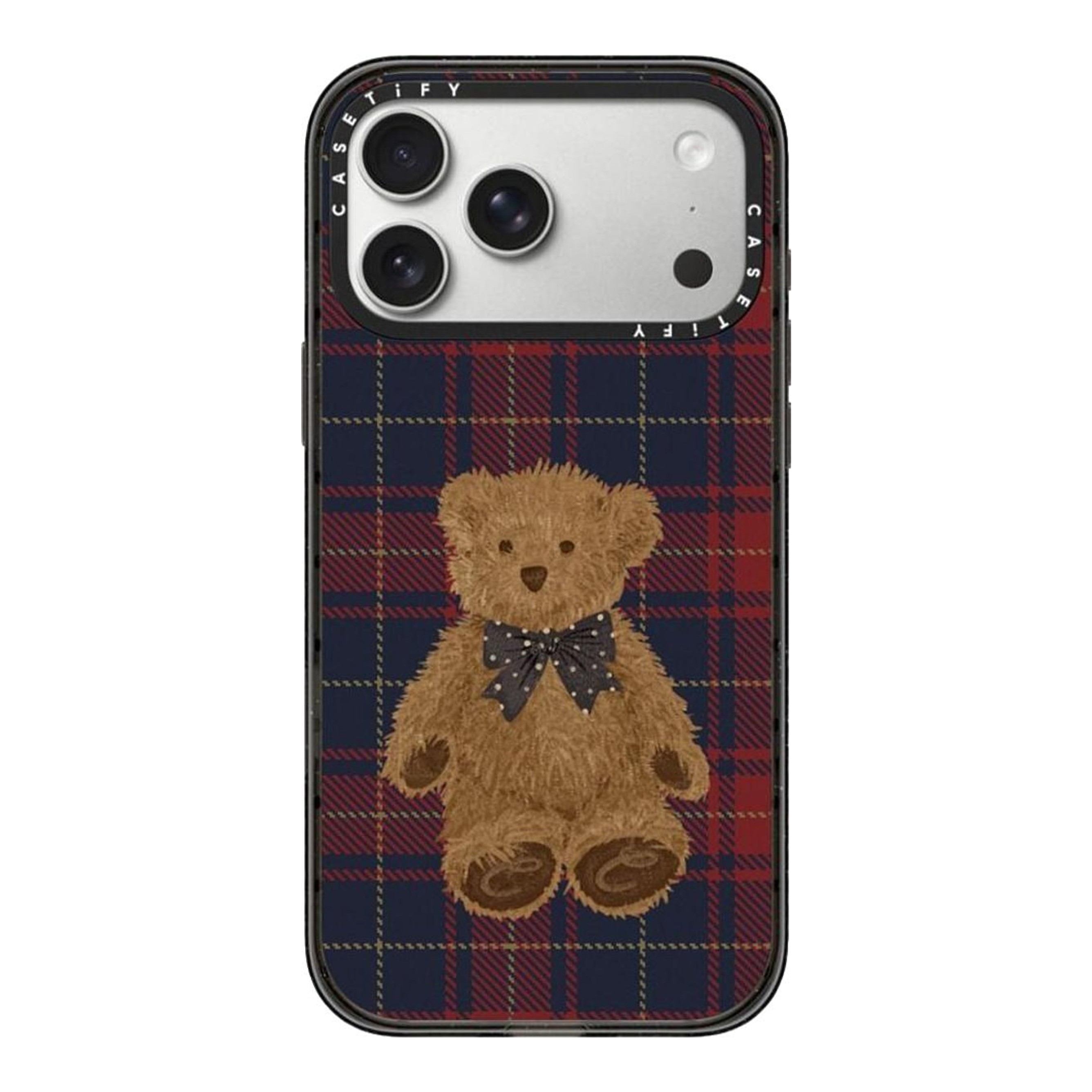 【美品】CASETiFY Teddy Bear Plaid iPhone17用 pretty-prod-1766012770001
