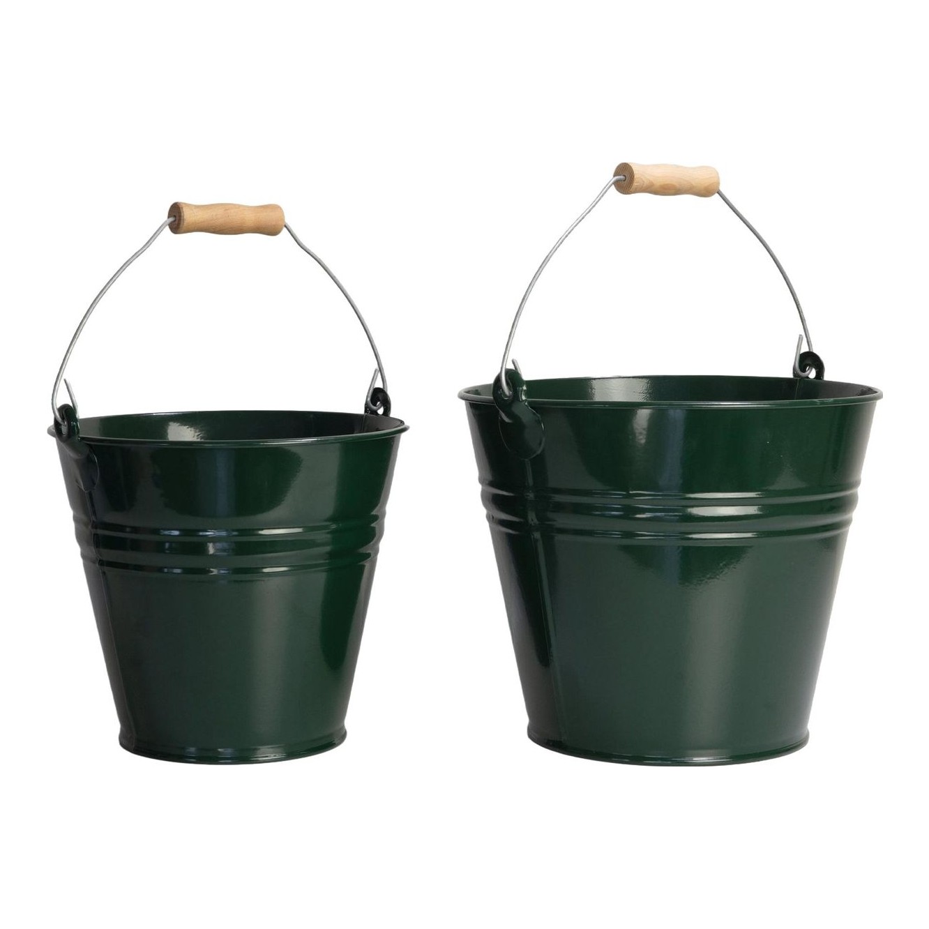 European Galvanized Chore Bucket Set - Thumbnail 4
