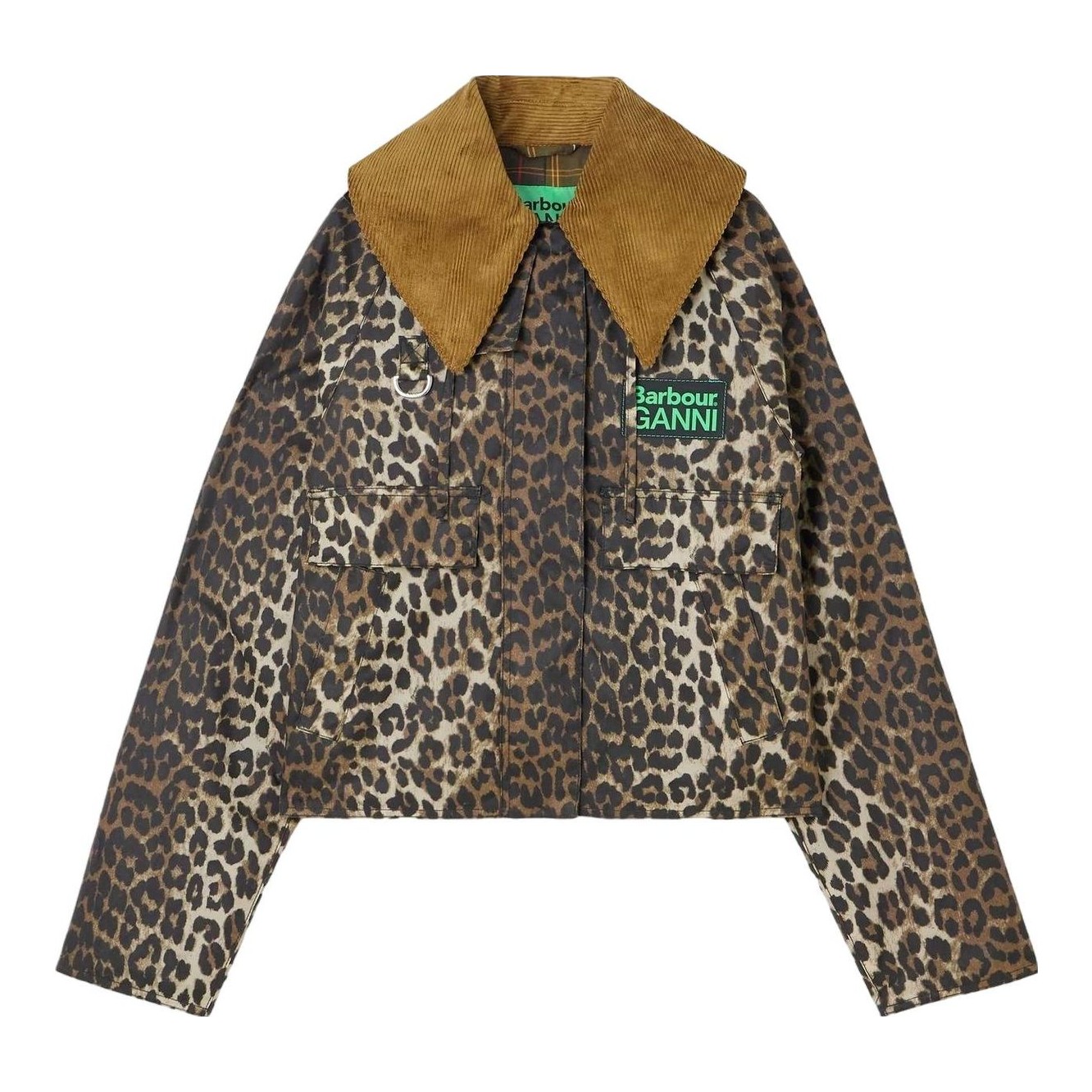 Barbour | Ganni x Barbour Leopard Bomber Jacket